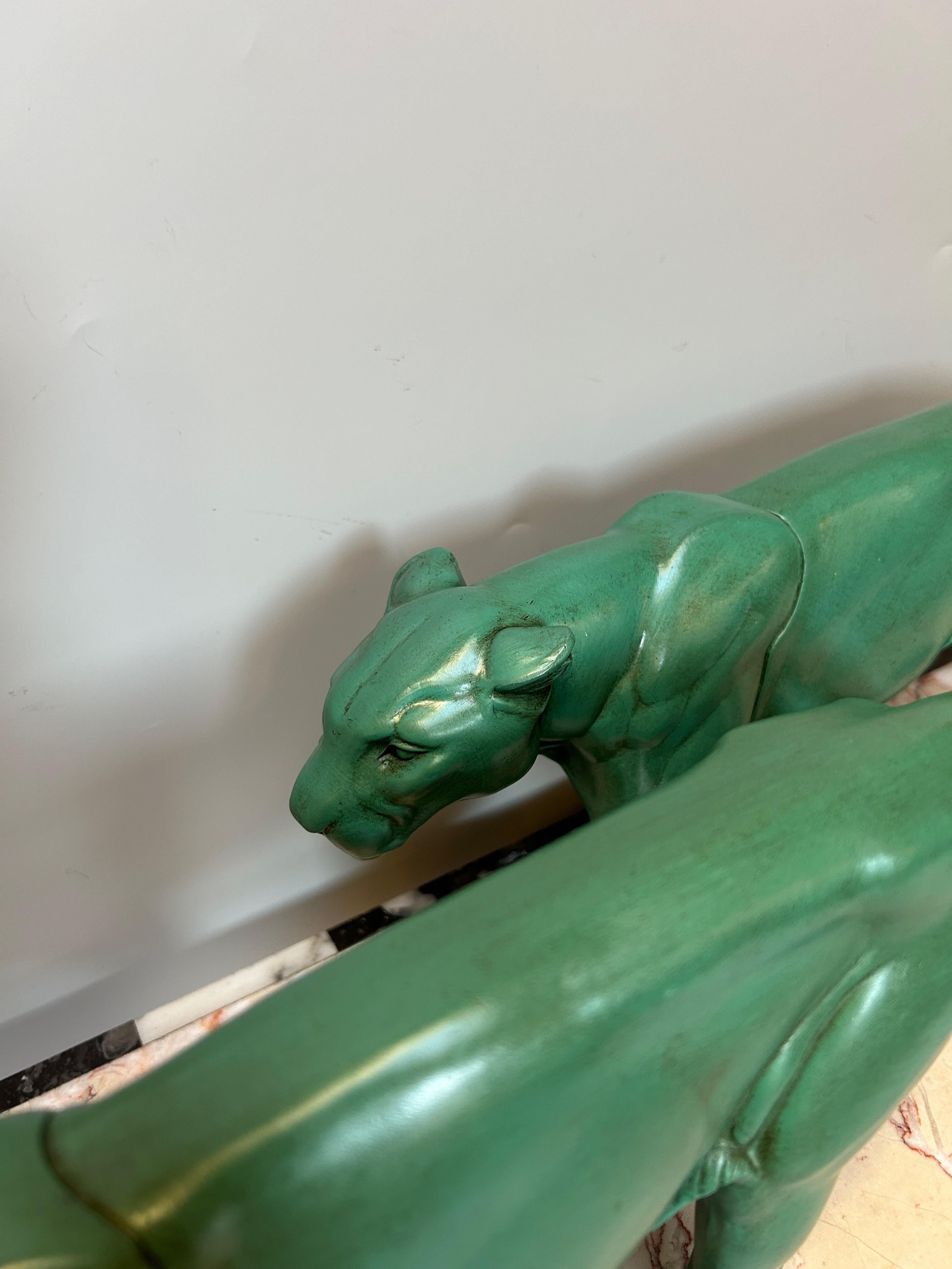 Art Deco Panther signed Leducq 2