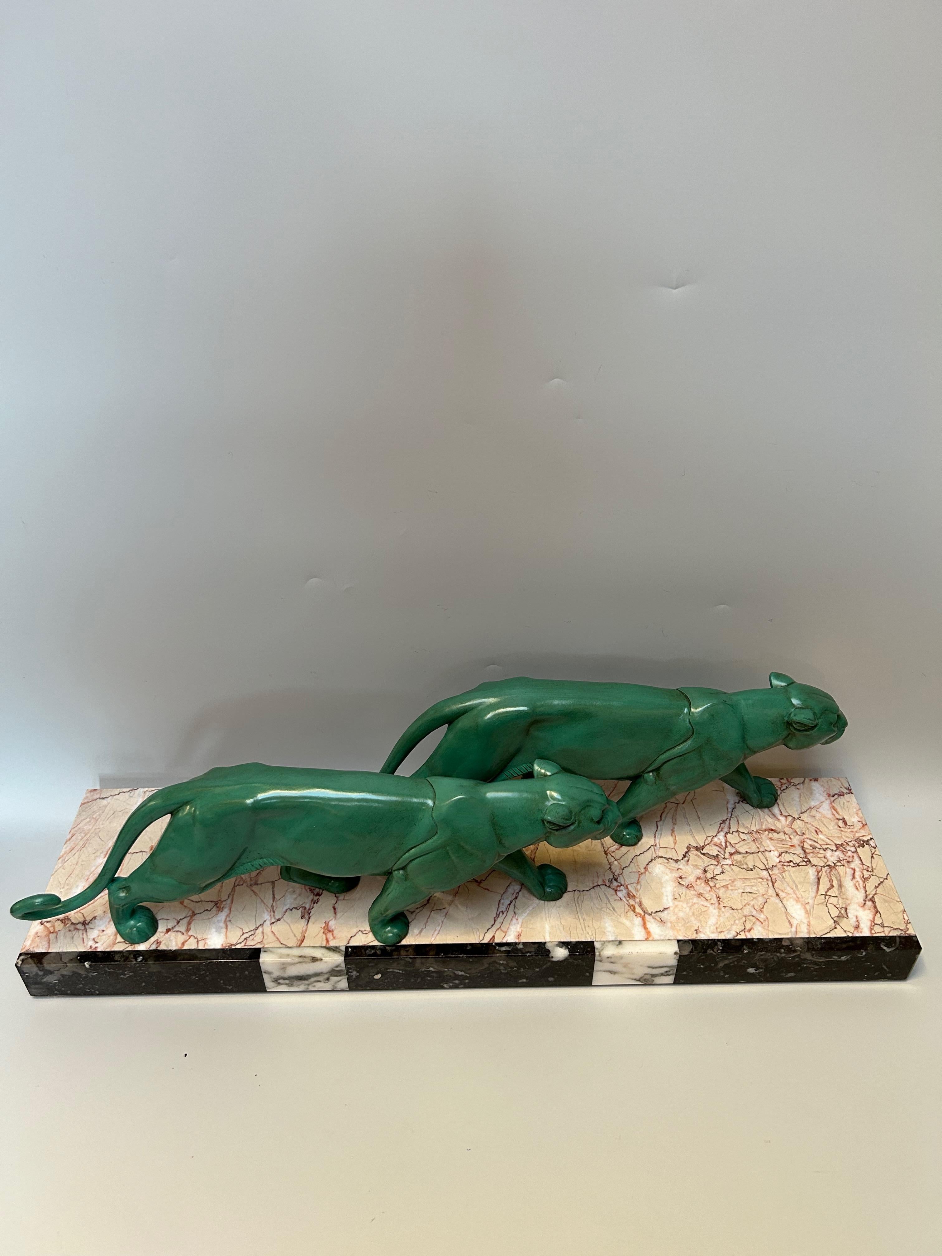 Art Deco Panther signed Leducq 3