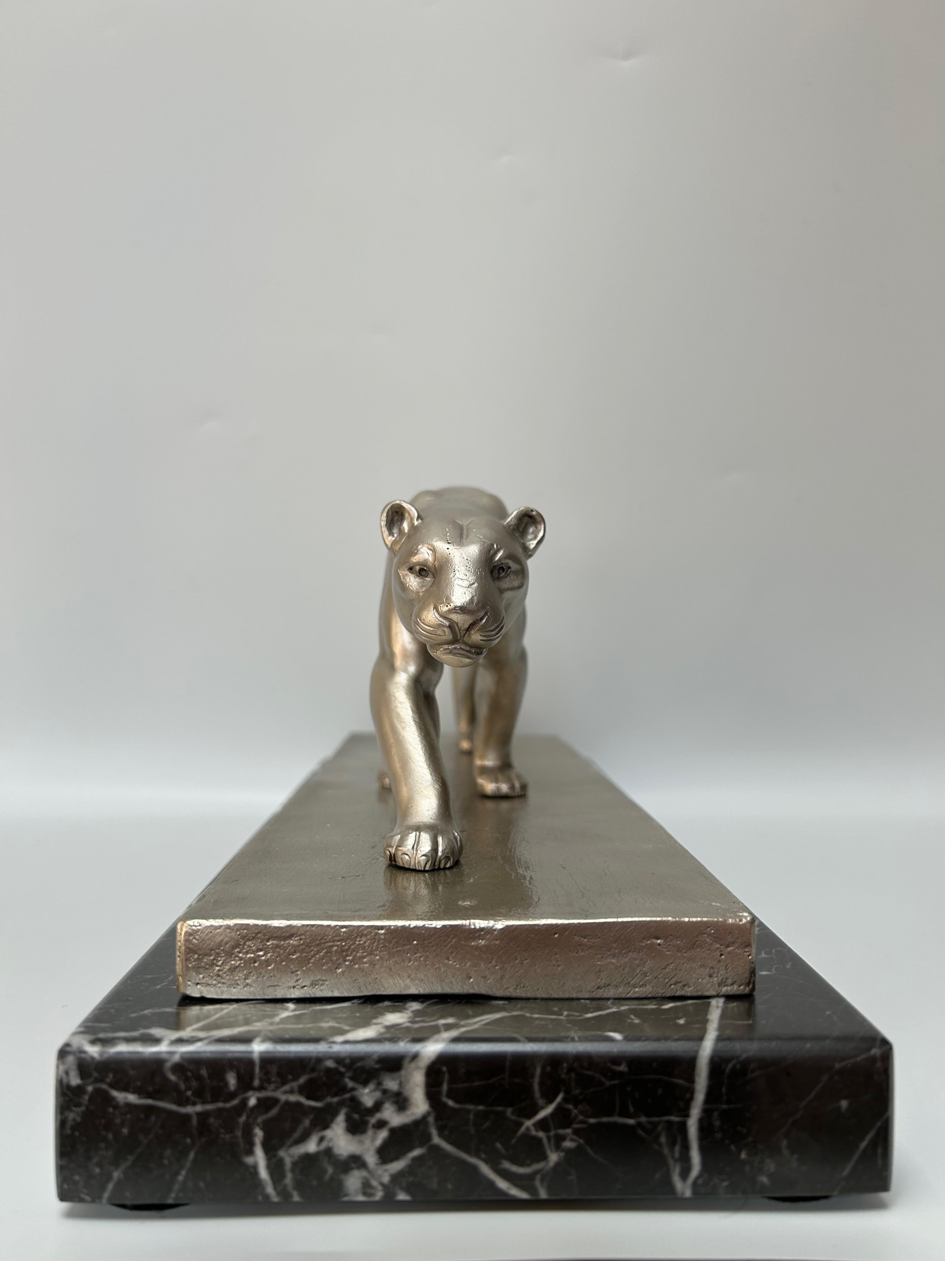 Panthère Art Déco signée V. Demanet en vente 3