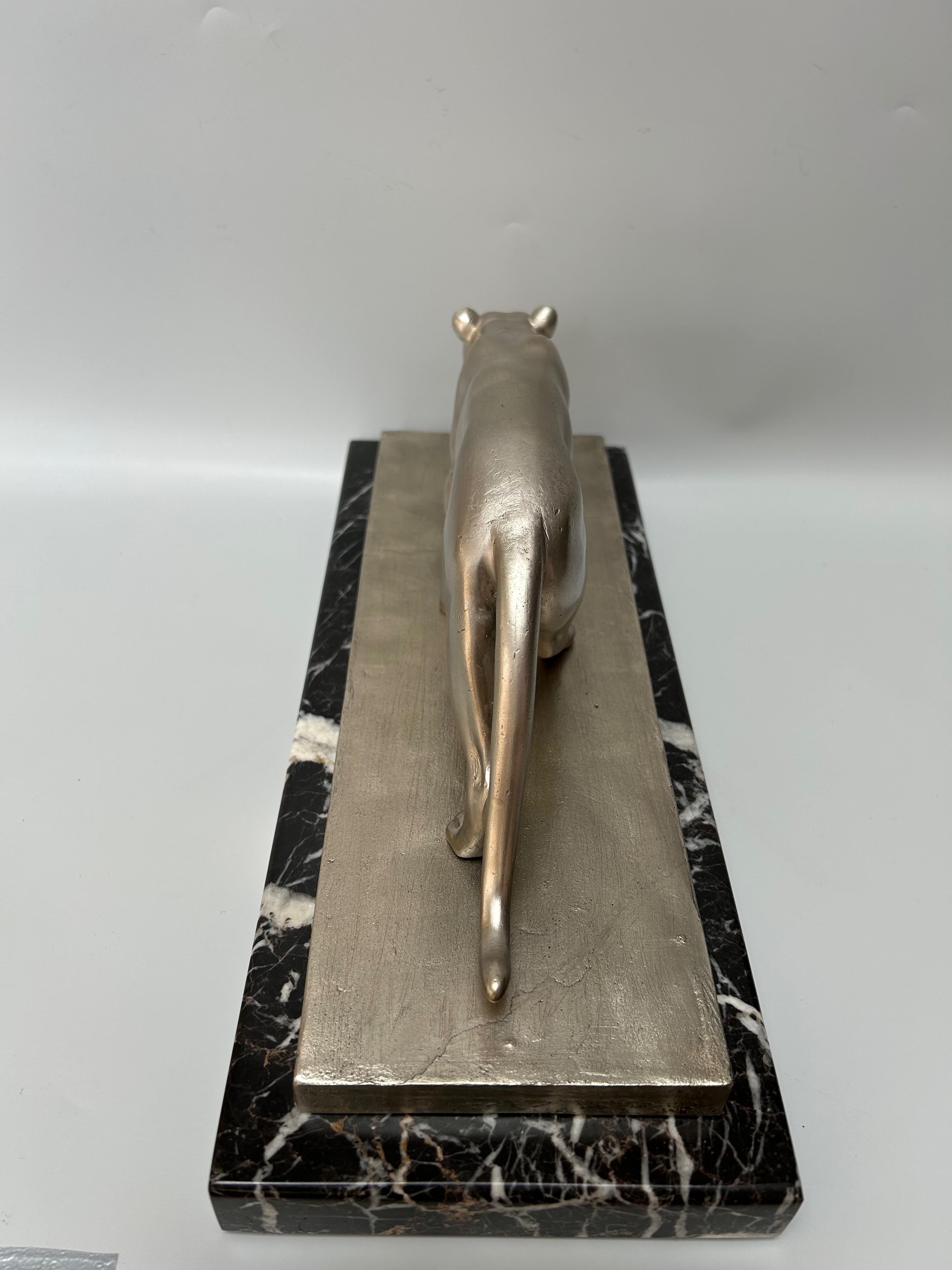 Panthère Art Déco signée V. Demanet en vente 2
