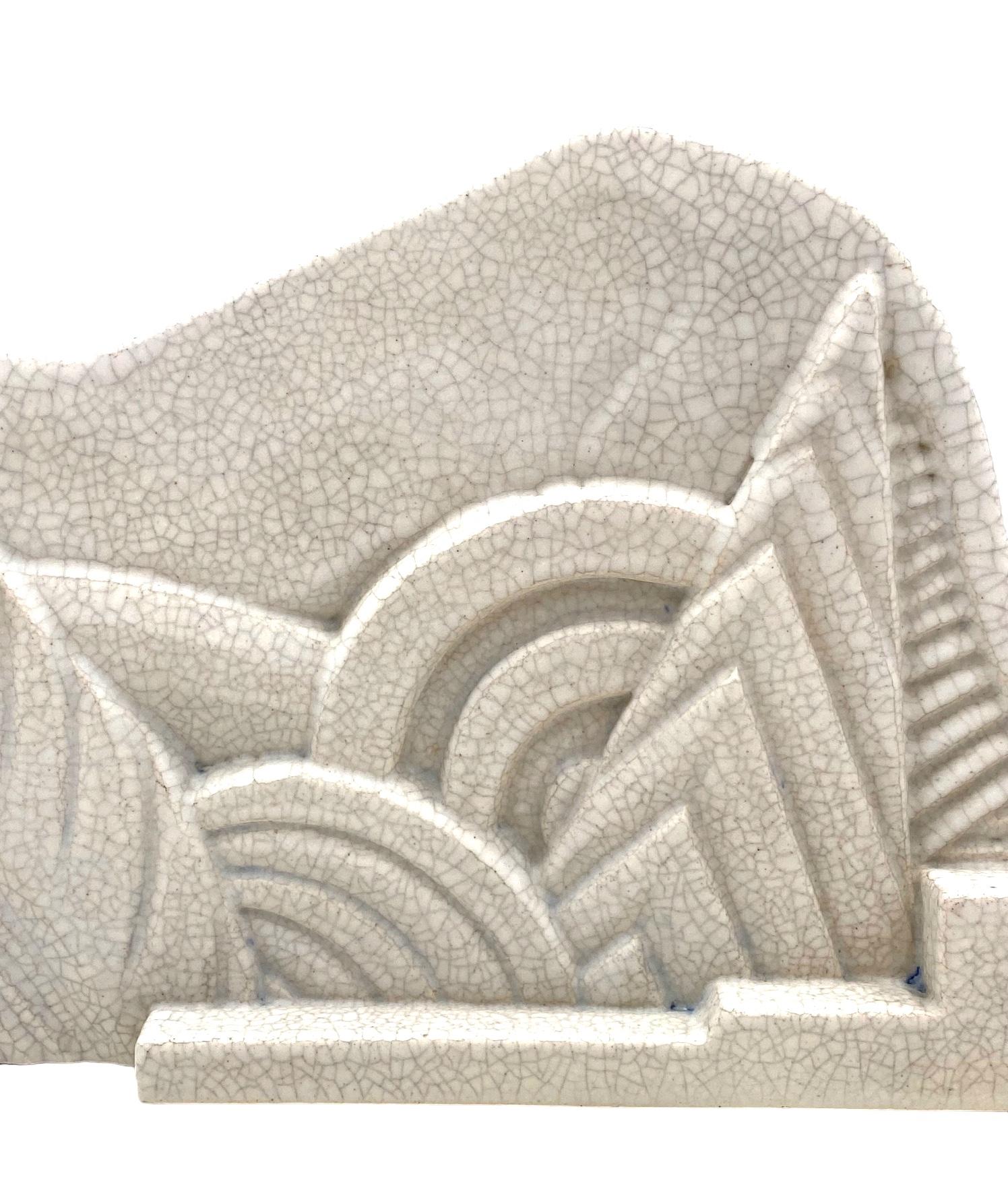 Art Deco Panthère sculpture craquelé, Primavera Paris, France ca. 1930 10
