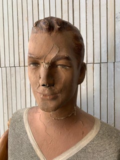 Art Deco Paper Mâché Mannequin