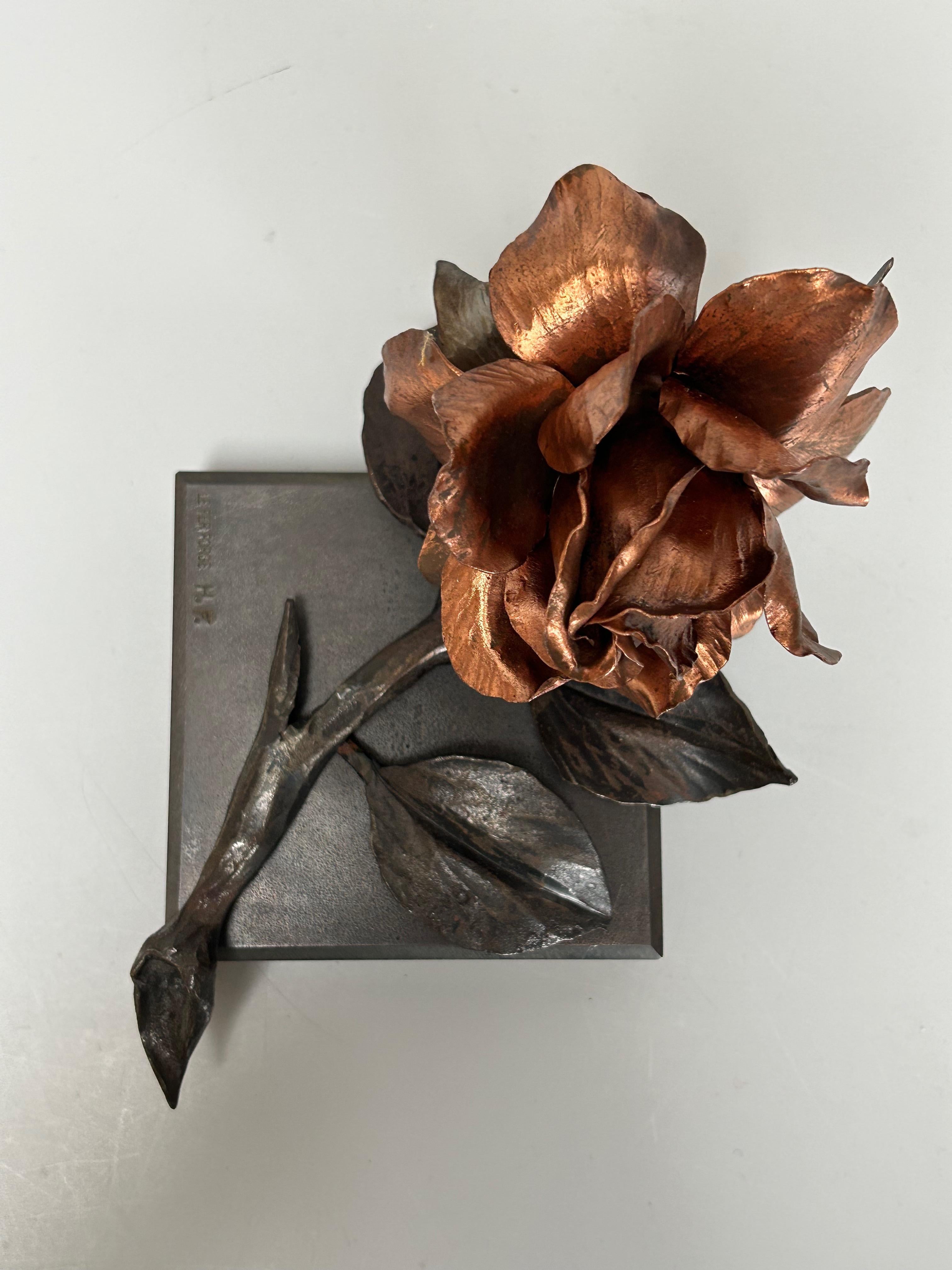 Rame Fermacarte Art Deco di Le Fer Forgé Henri Fournet in vendita