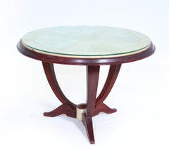Vintage Art Deco Parchment Top Coffee Table
