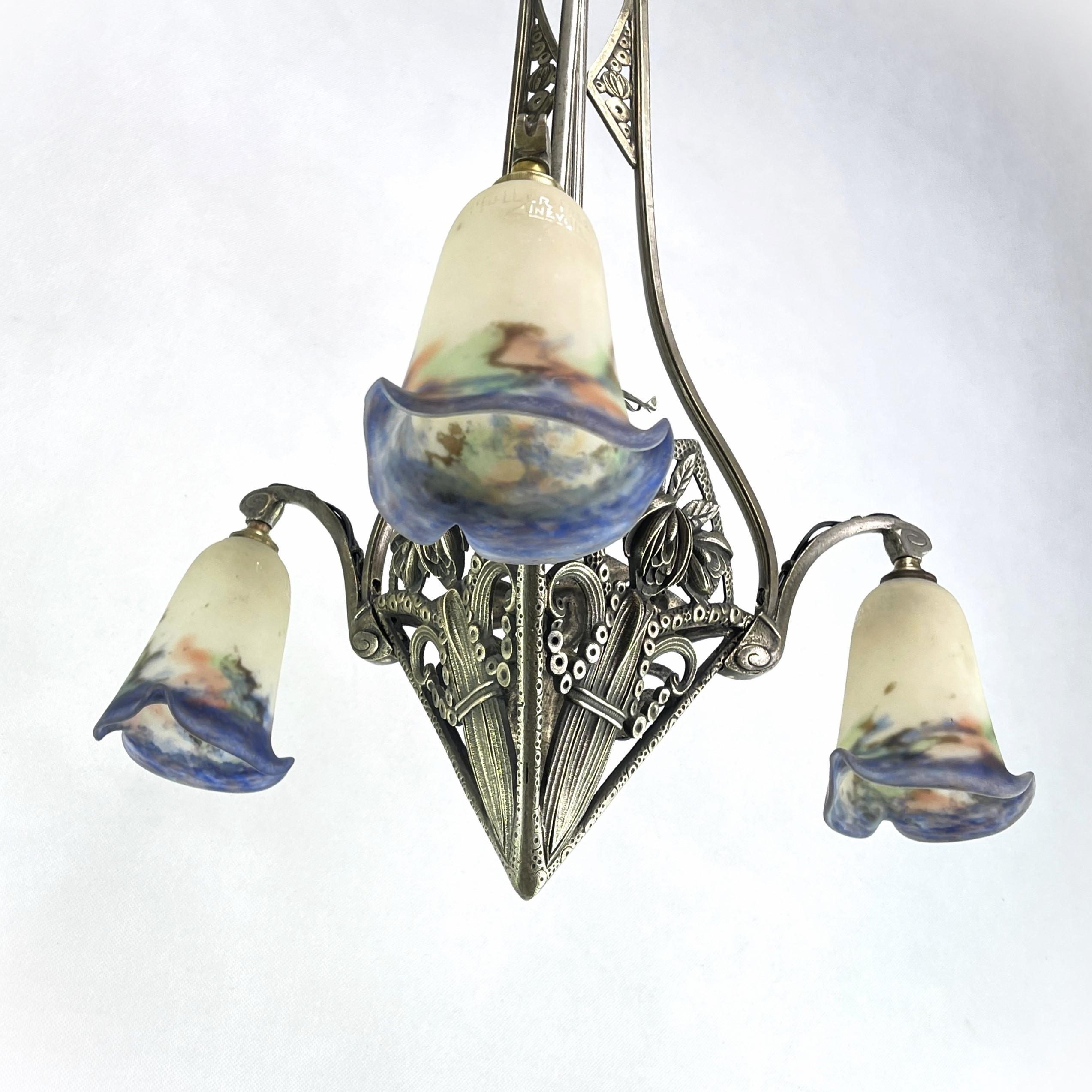 Collier Ras De Cou Louis Rousselet - Pâte De Verre Art Déco - Années 1960 - Perles - Très Bon état