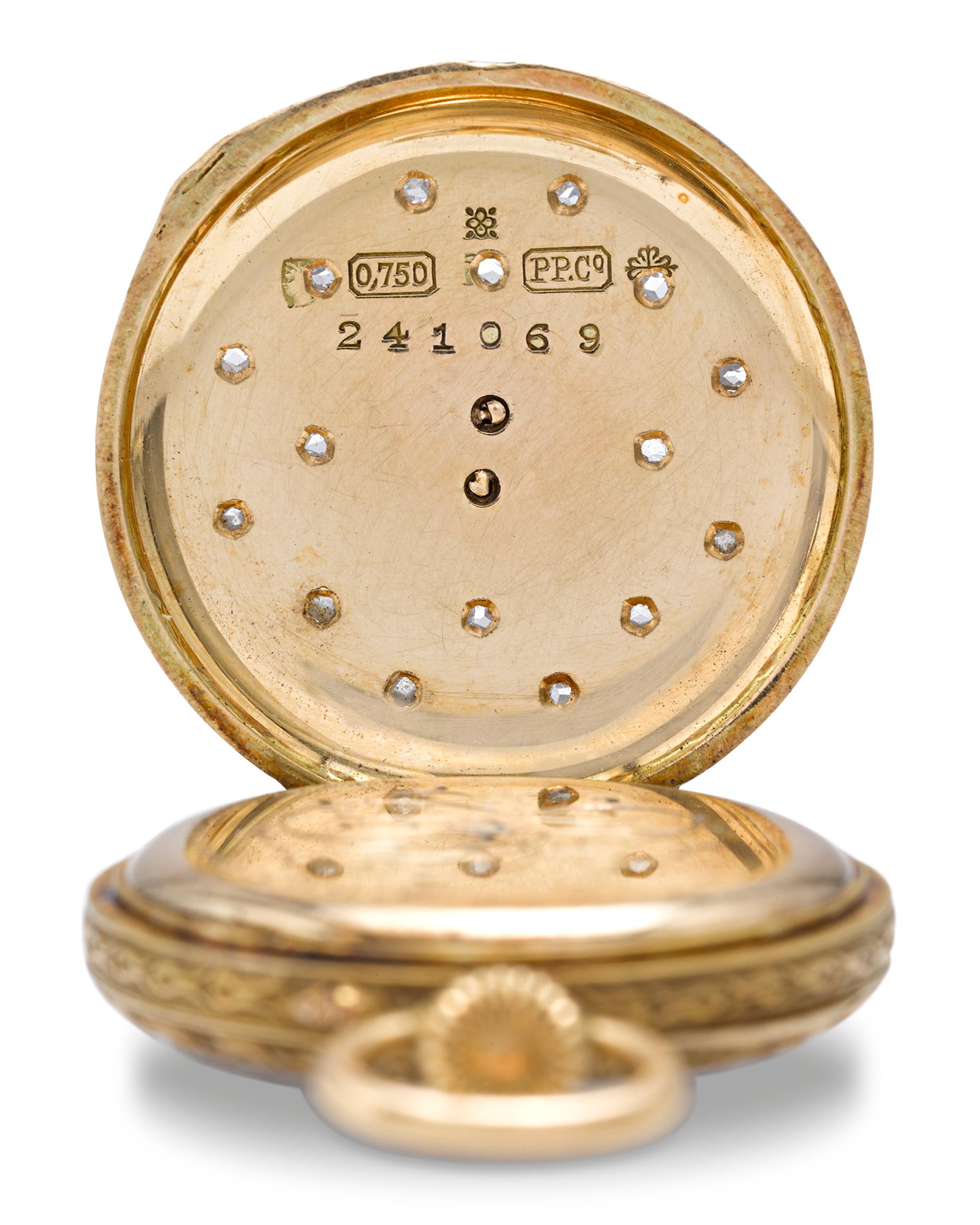 Art Deco Patek Philippe Pocket Watch In Excellent Condition In New Orleans, LA