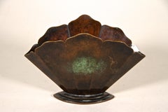 Art Deco Jardiniere/ Vase aus patinierter Bronze, Dänemark, ca. 1920