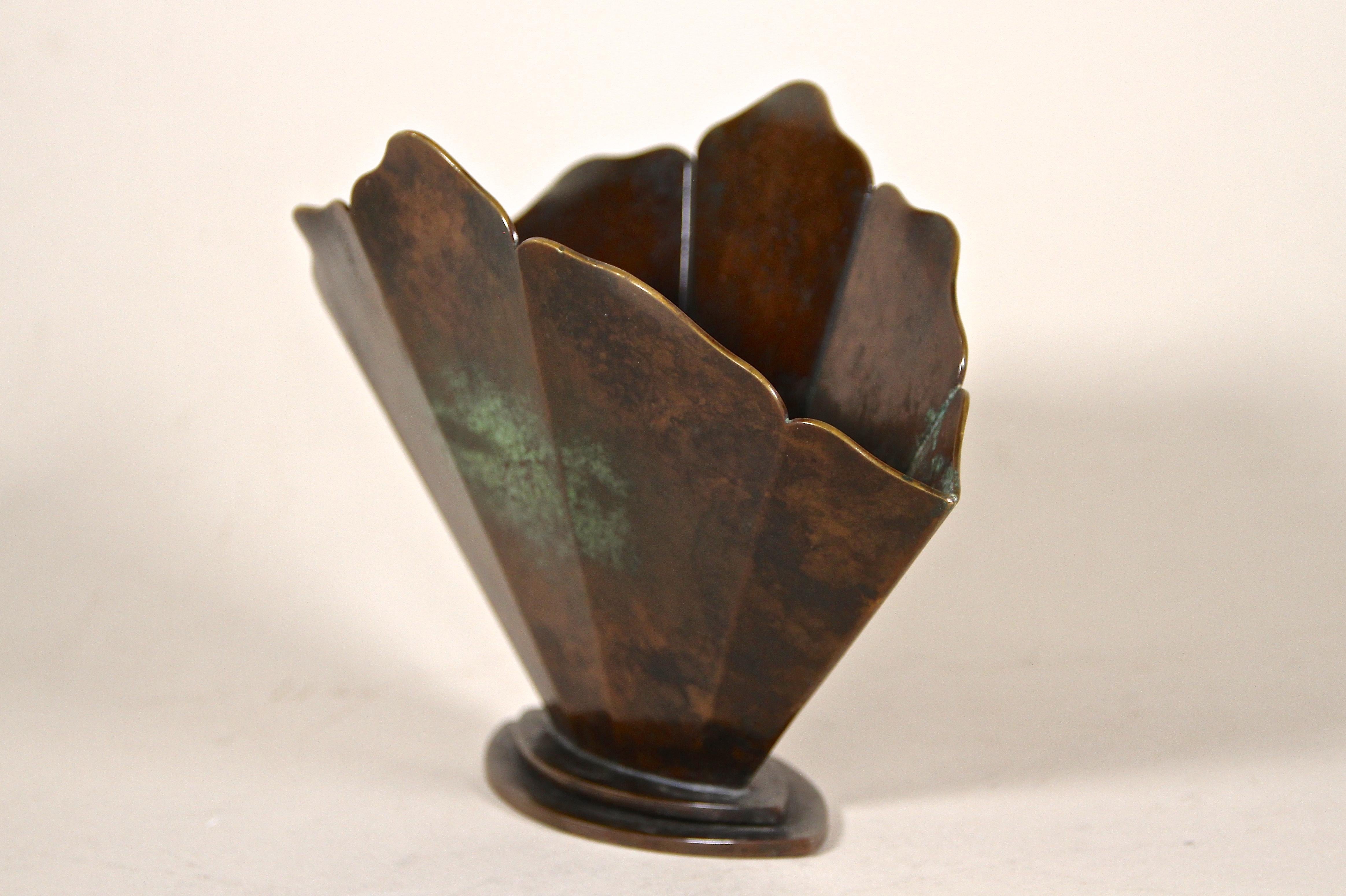 20th Century Art Deco Patinated Bronze Jardiniere/ Vase, Denmark ca. 1920
