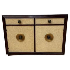 Art Deco Paul Frankl for Johnson Furniture Mahogany and Cork Buffet Cabinet