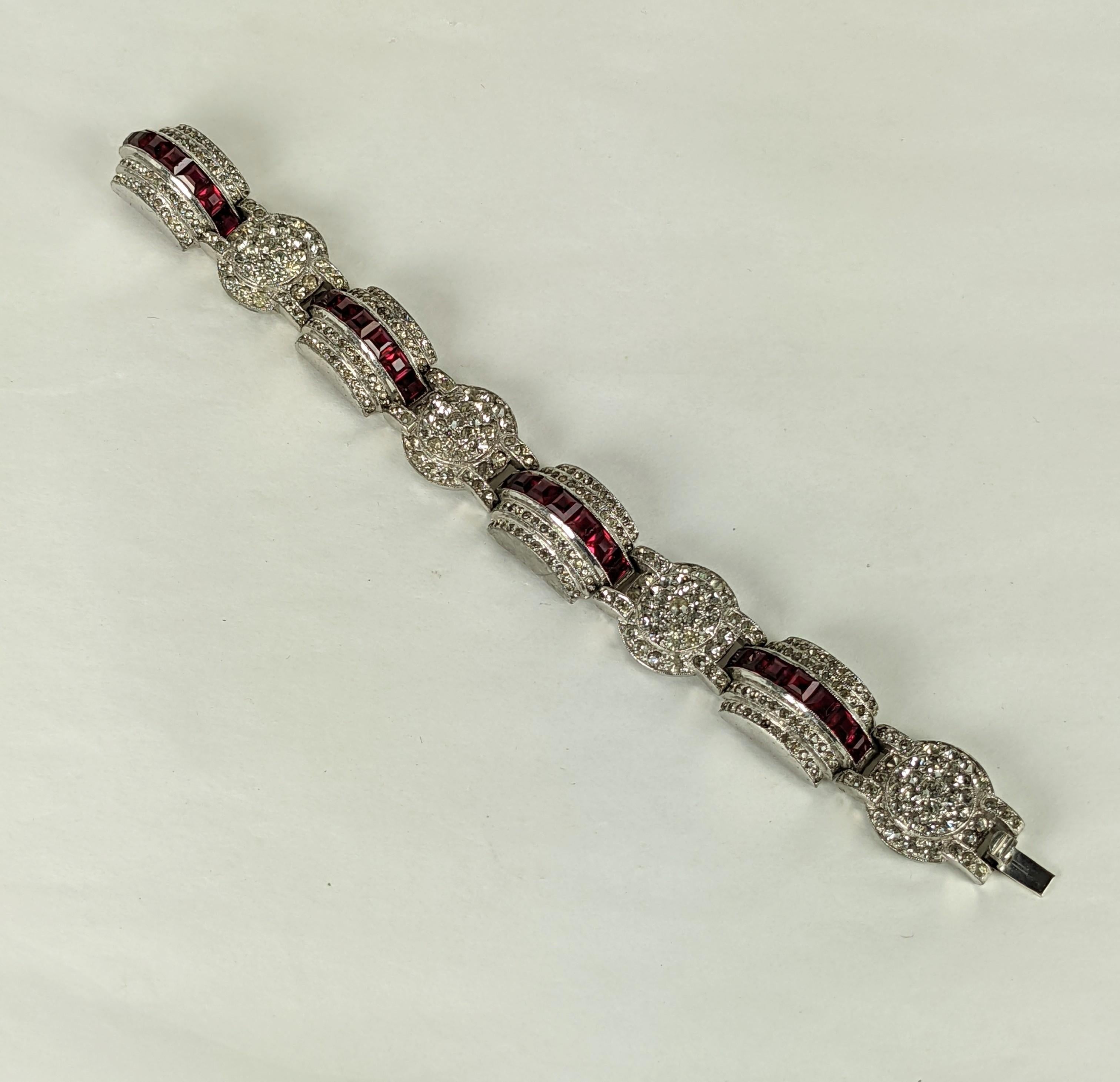 ruby ankle bracelet