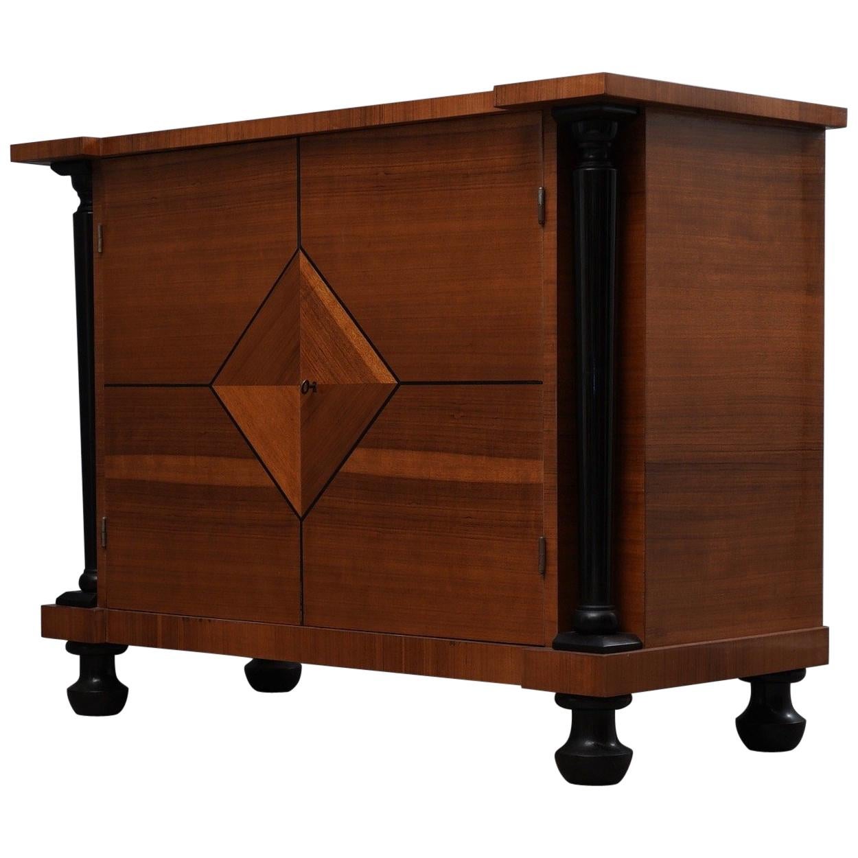 Art Deco Pear Wood Austrian Case Pieces Storage Cabinets Sideboard Credenza 1930 For Sale 4