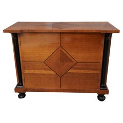 Art Deco Pear Wood Austrian Case Pieces Storage Cabinets Sideboard Credenza 1930