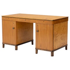 Art Deco Pedestal Desk