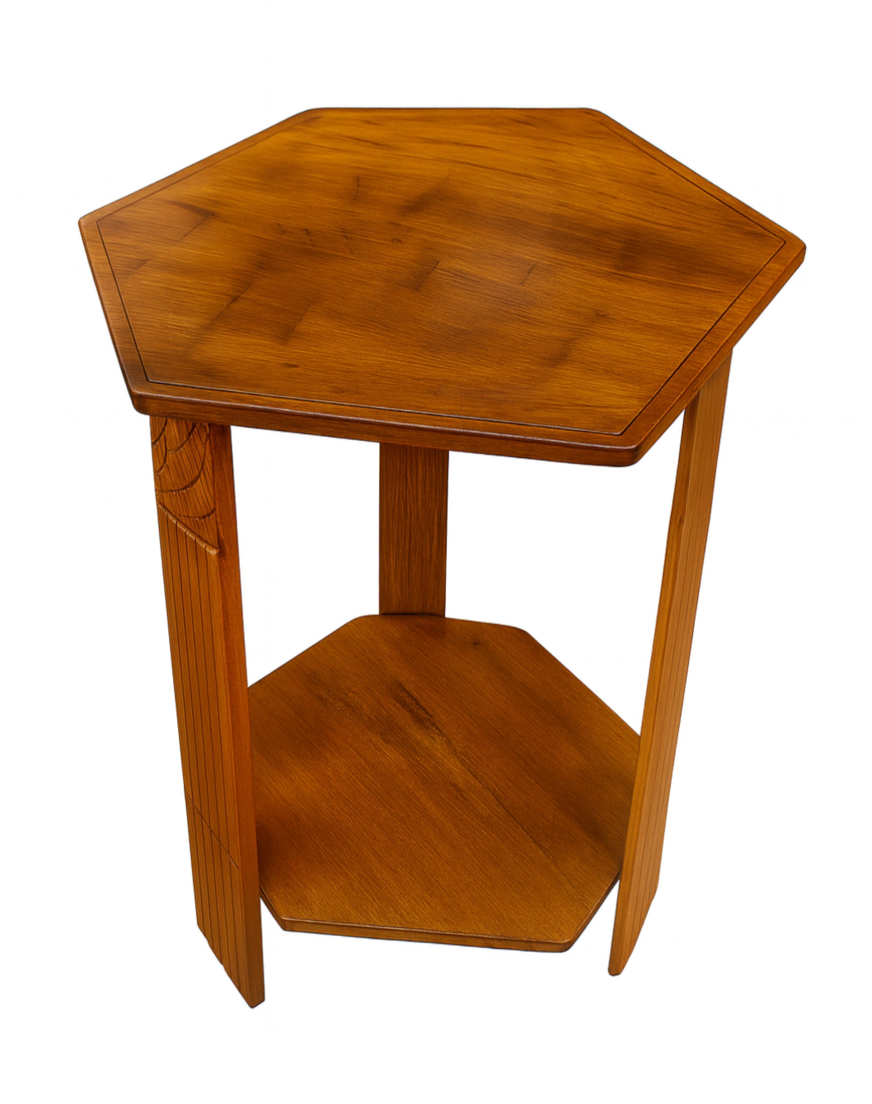 Art Deco Pedestal Side Table, 20th Century For Sale 2