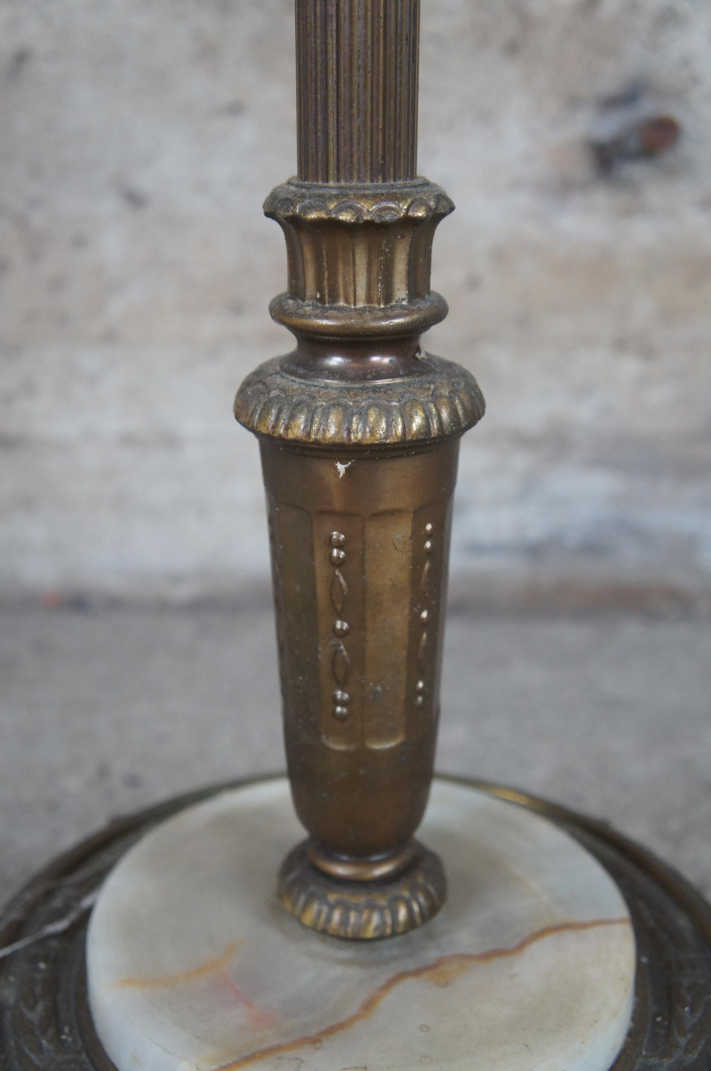antique pedestal ashtray