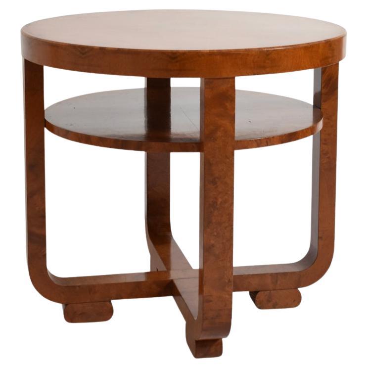 Mesa con pedestal Art Déco, años 20