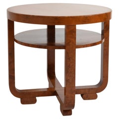 Antique Art Deco pedestal table, 1920s