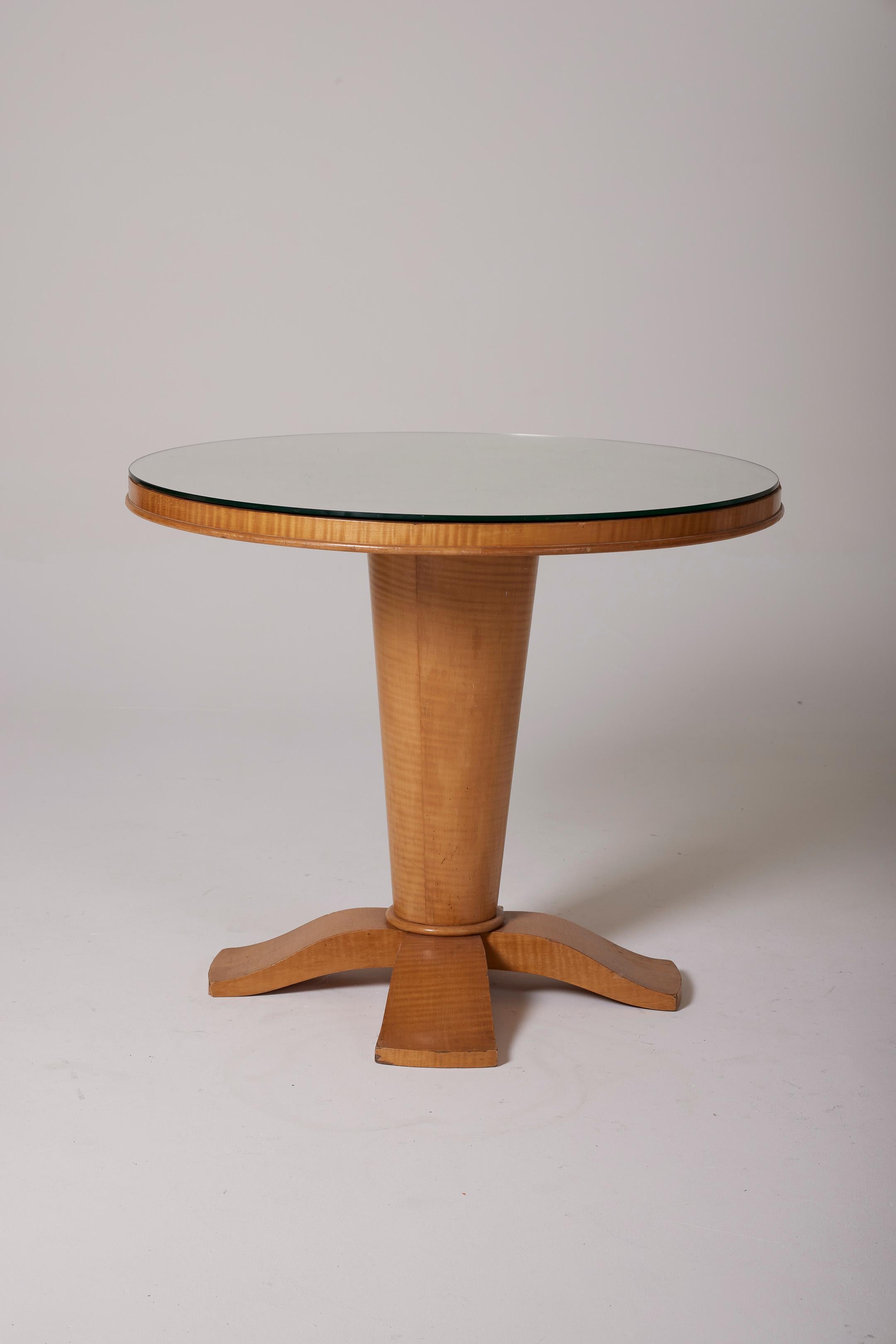Art Deco pedestal table In Good Condition For Sale In PARIS, FR