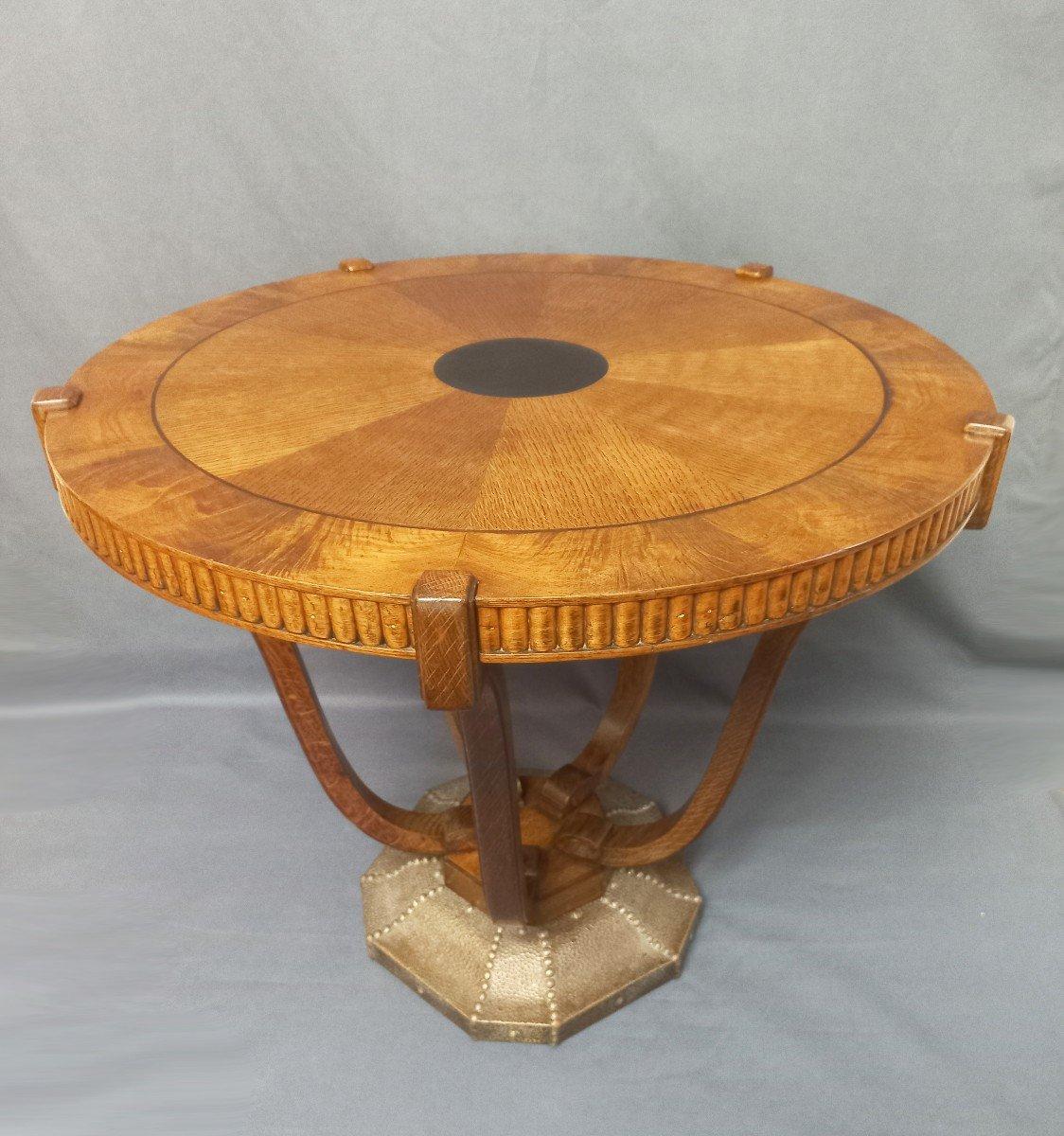 French Art Deco pedestal table For Sale
