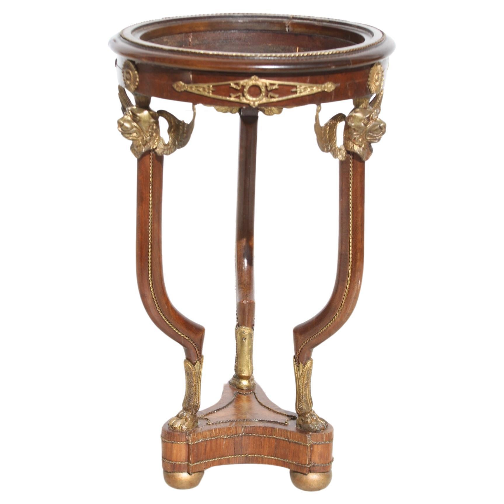 Art Deco Pedestal with Bronze Ormulu