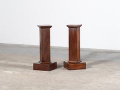 Art Deco Pedestals, Central European c. 1920s