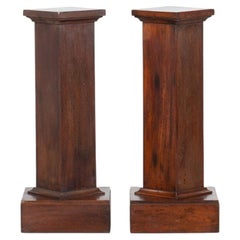 Art Deco Pedestals, Central European c. 1920s