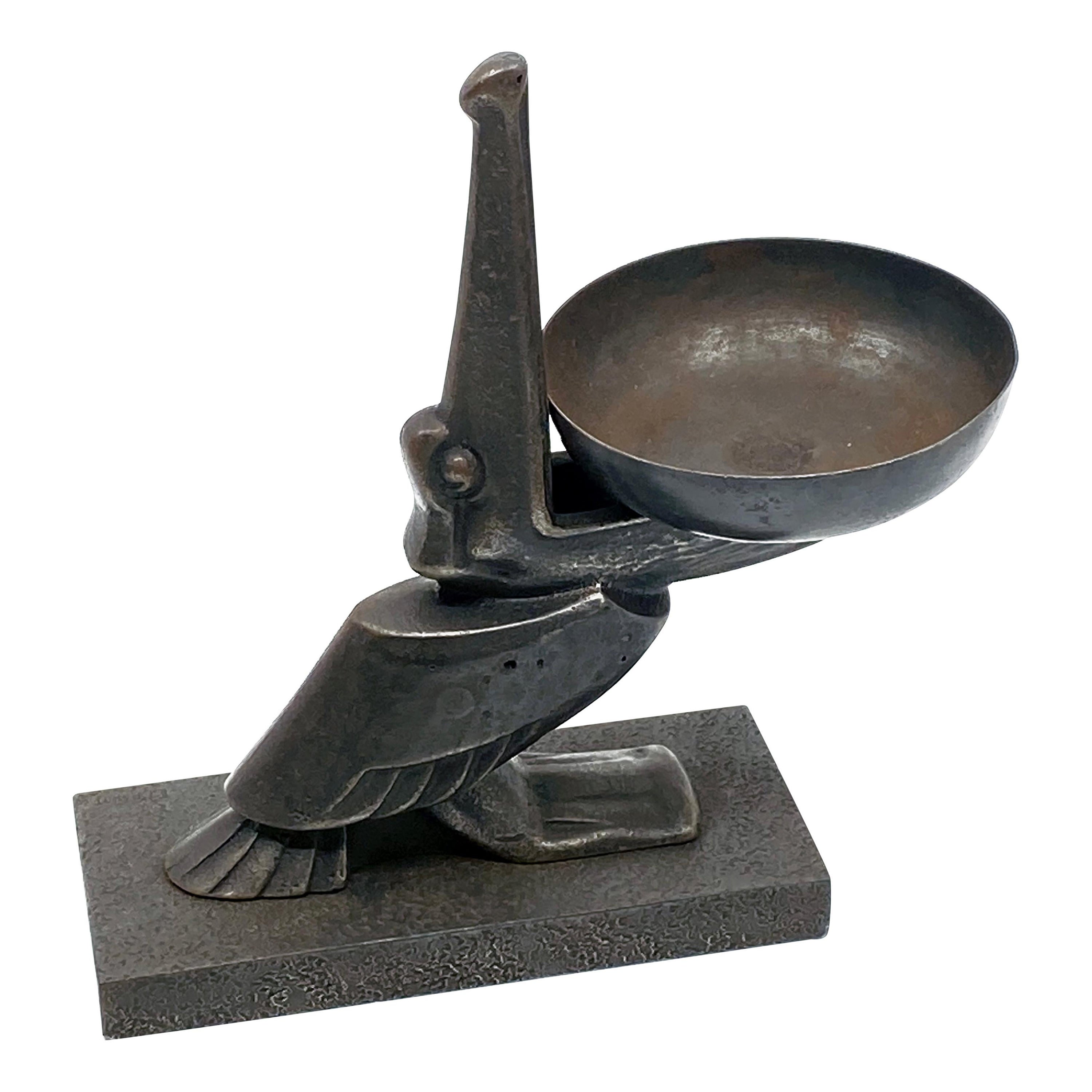 Art Deco Pelican Tray by Edgar Brandt