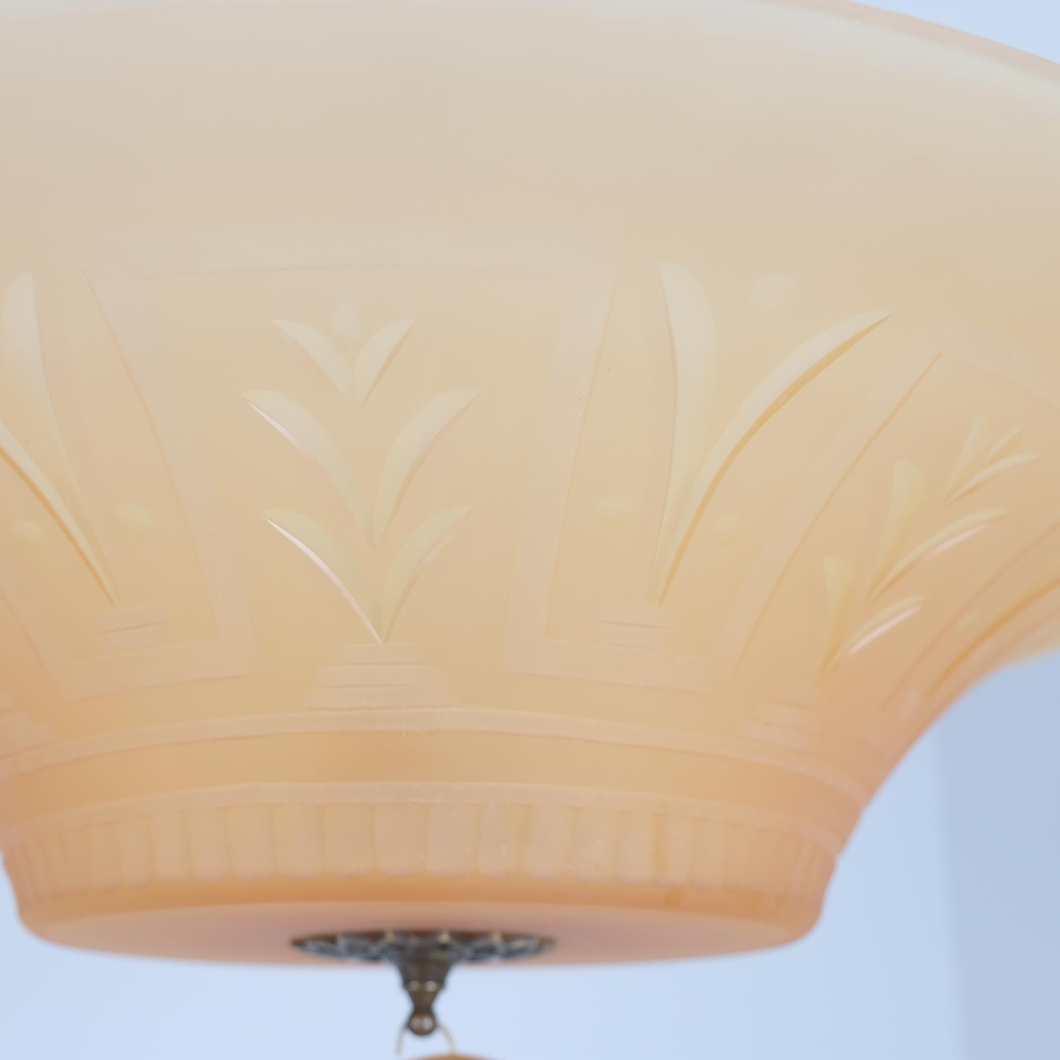 Ciondolo Art Deco di Simon Gate o Edward Hald, Swedish Grace, Orrefors 1920-30s 5
