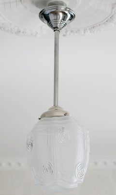 Art Deco Pendant Chandelier, 1920