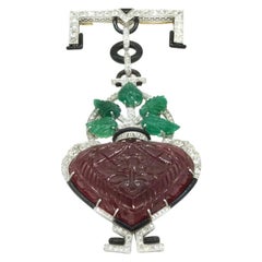 Art Deco Pendant/Lapel Brooch