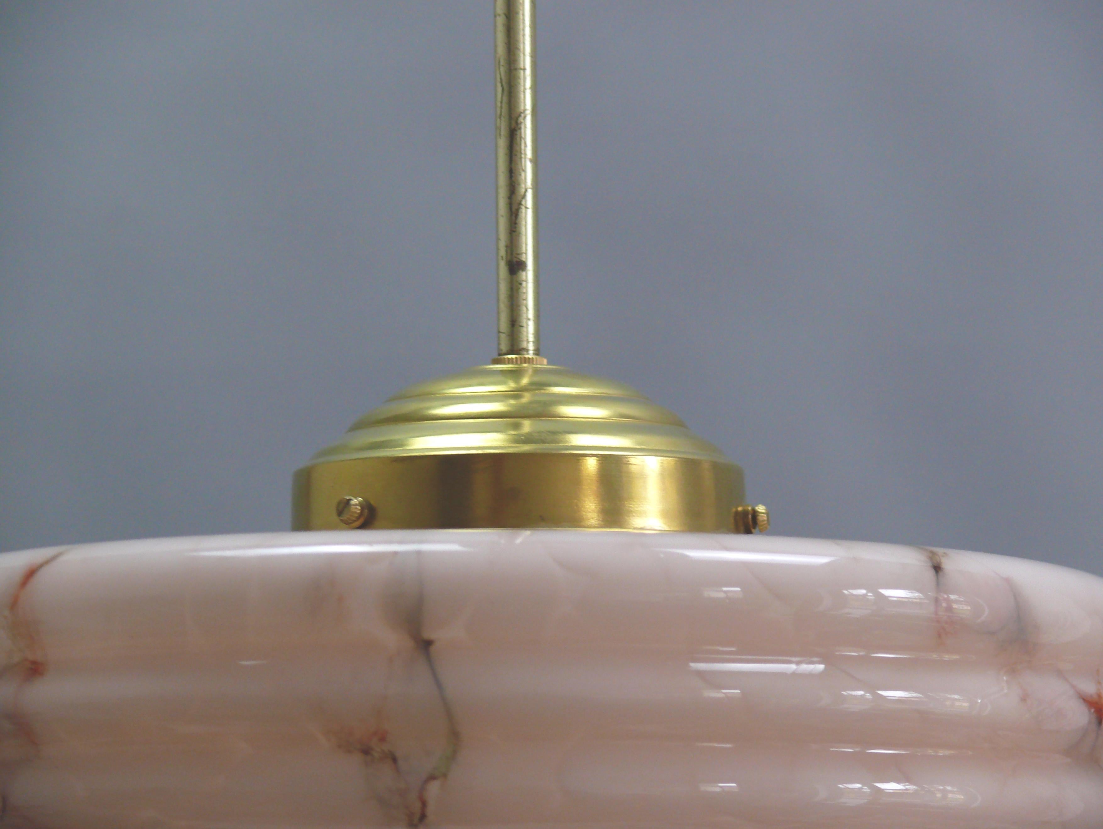 Lampada a sospensione Art Deco, anni '20-'40 3