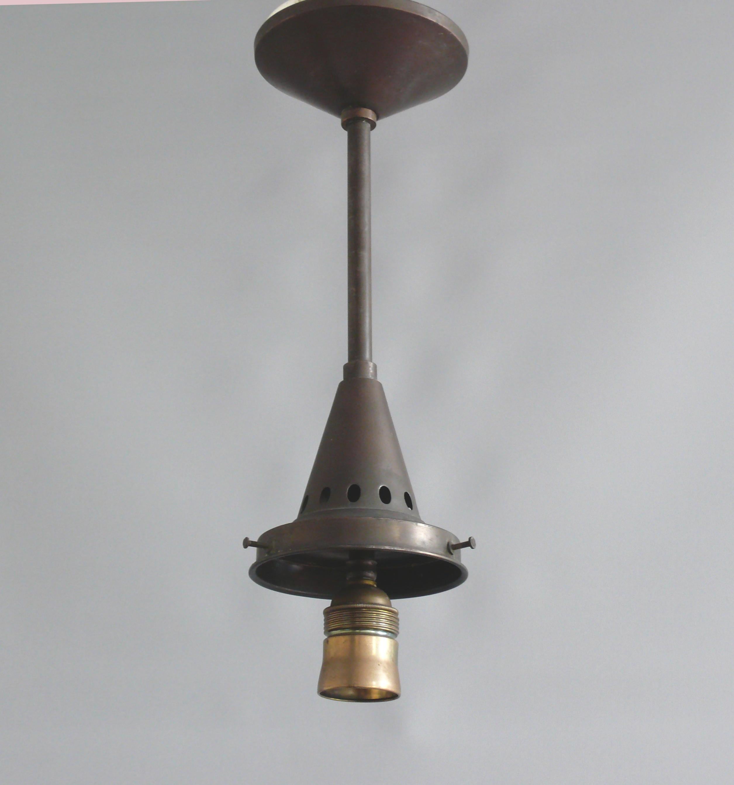 Lámpara colgante Art Decó, años 20 - 40 principios del siglo XX en venta