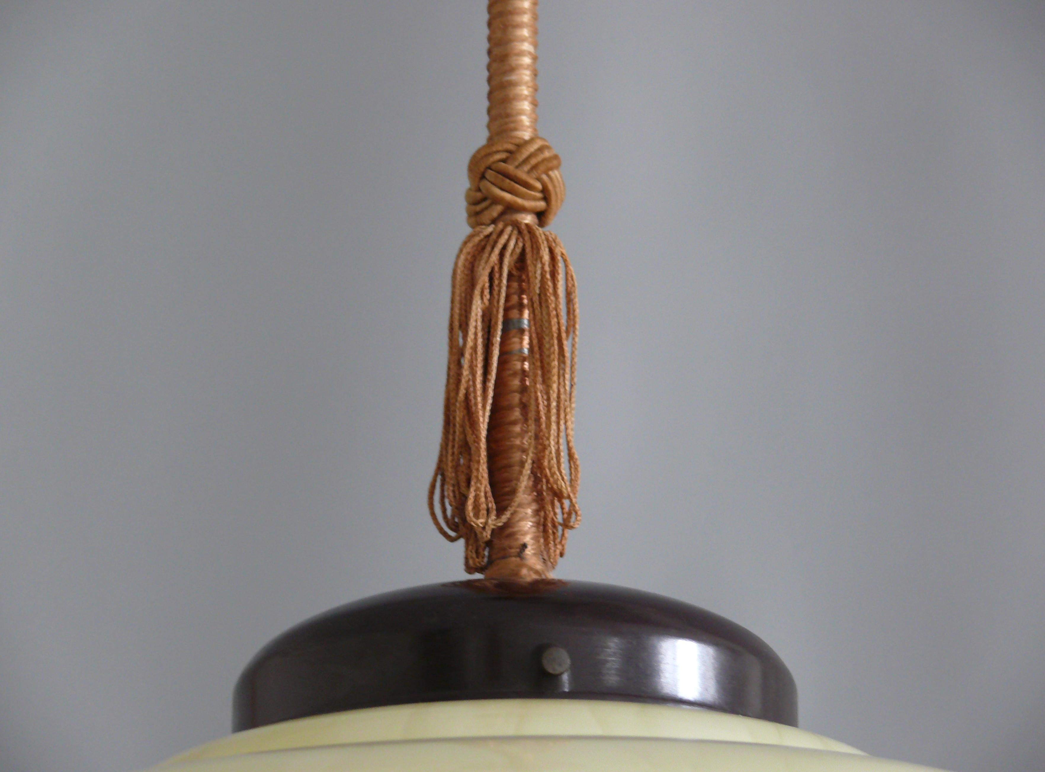 Art Déco Pendant Light, 1930s - 1940s 1