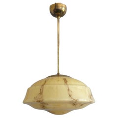 Art Déco Pendant Light, 1930s - 1940s