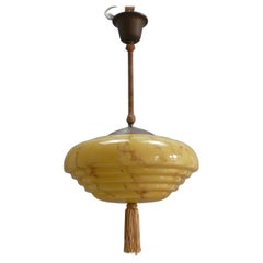 Art Déco Pendant Light, 1930s - 1940s