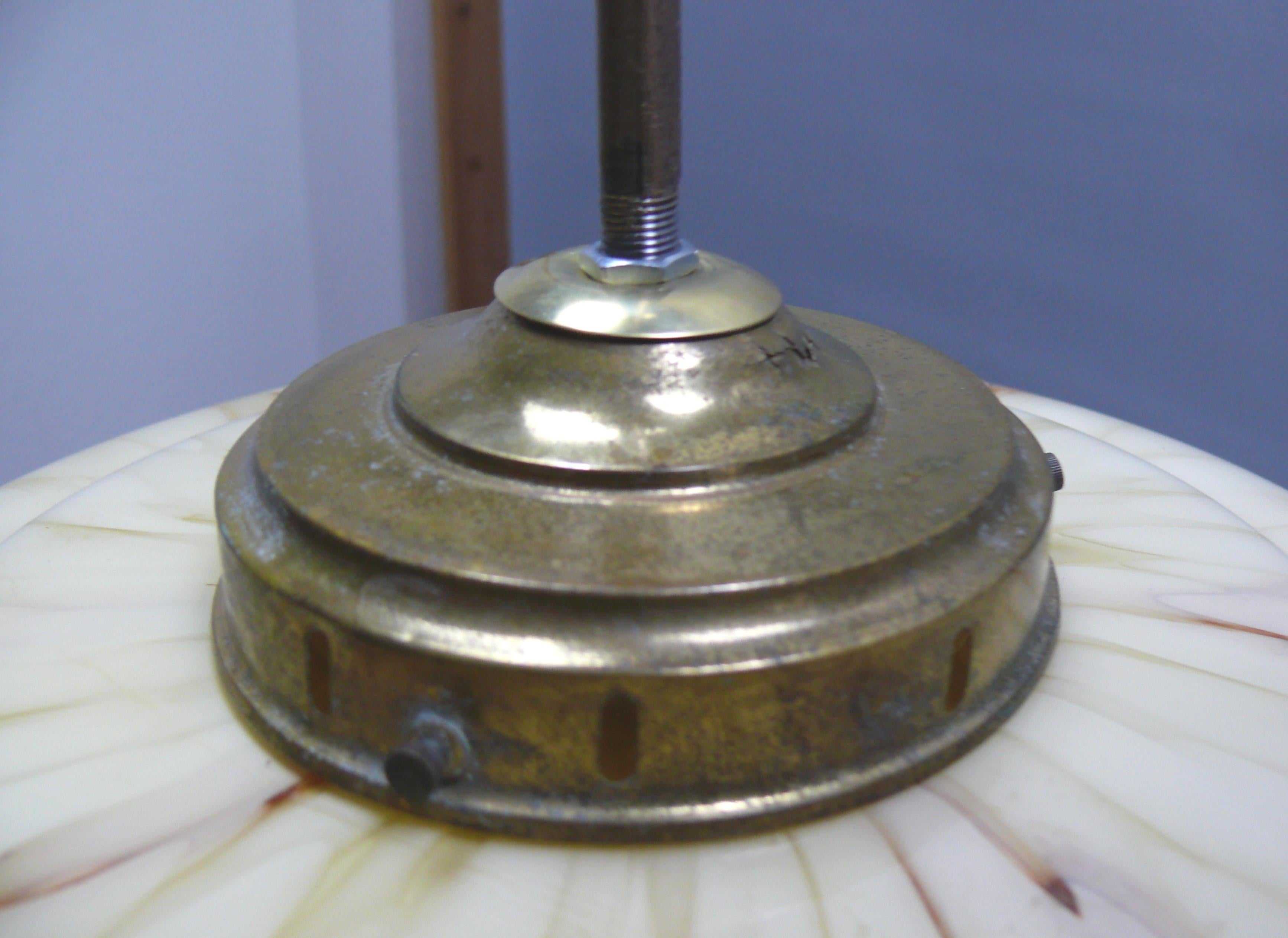 Art Déco Pendant Light, Germany 1920s - 1940s (Metall) im Angebot