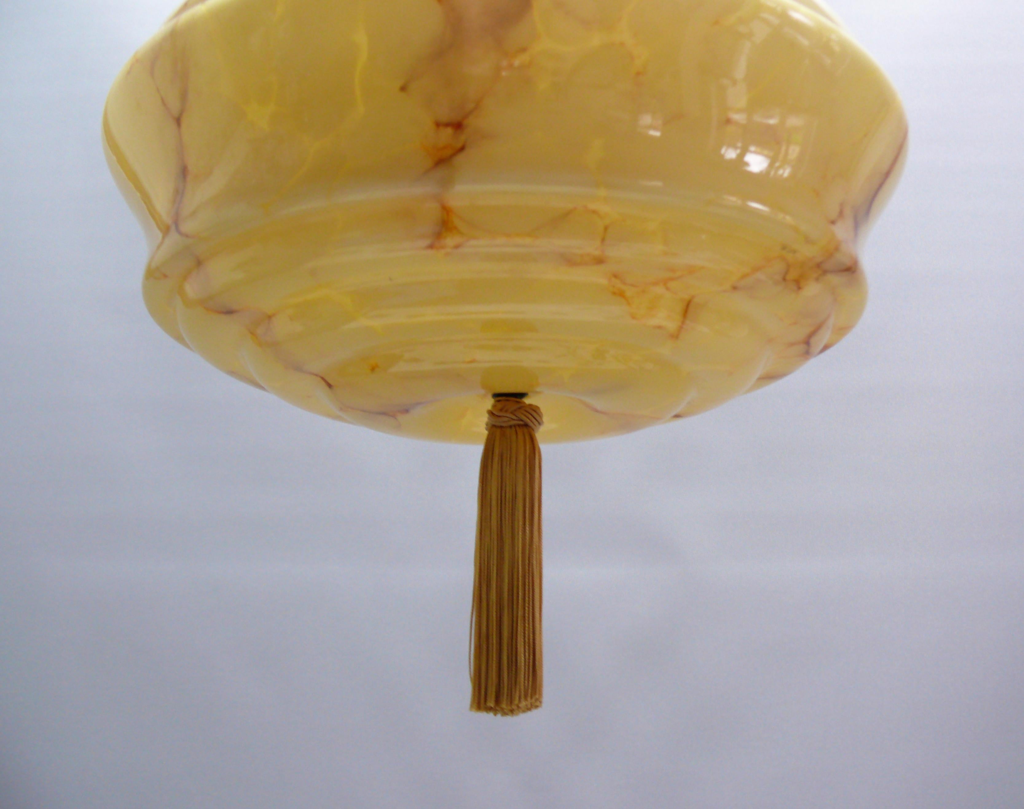 Art Déco Pendant Light, Germany 1920s - 1940s im Angebot 2