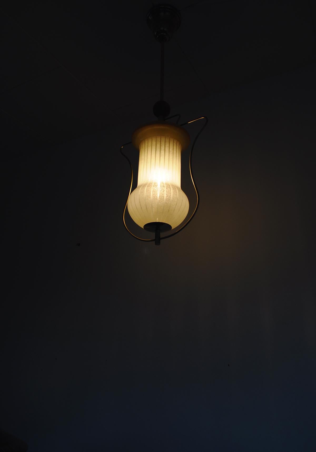 Art Deco Pendant Light, Scandinavian, 1930s 7