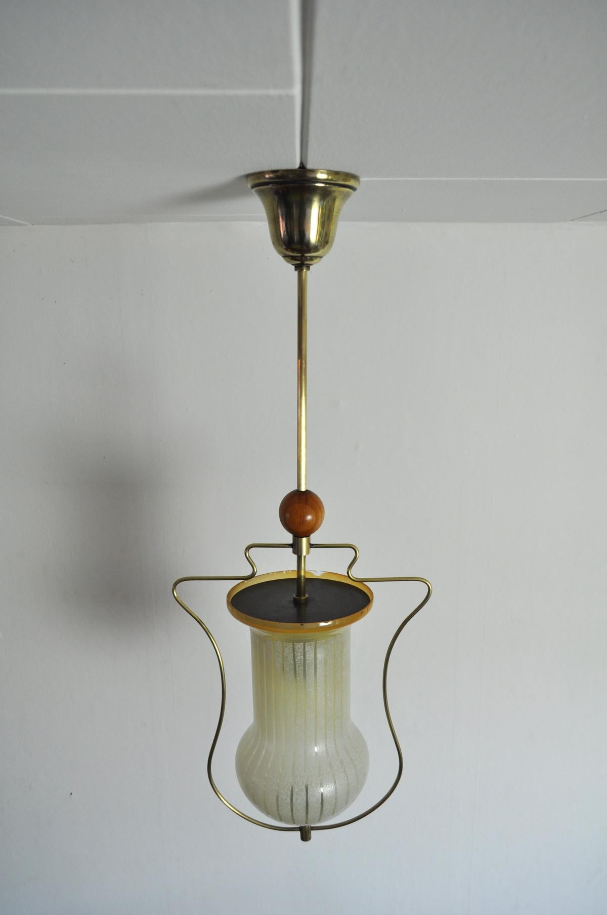 20th Century Art Deco Pendant Light, Scandinavian, 1930s