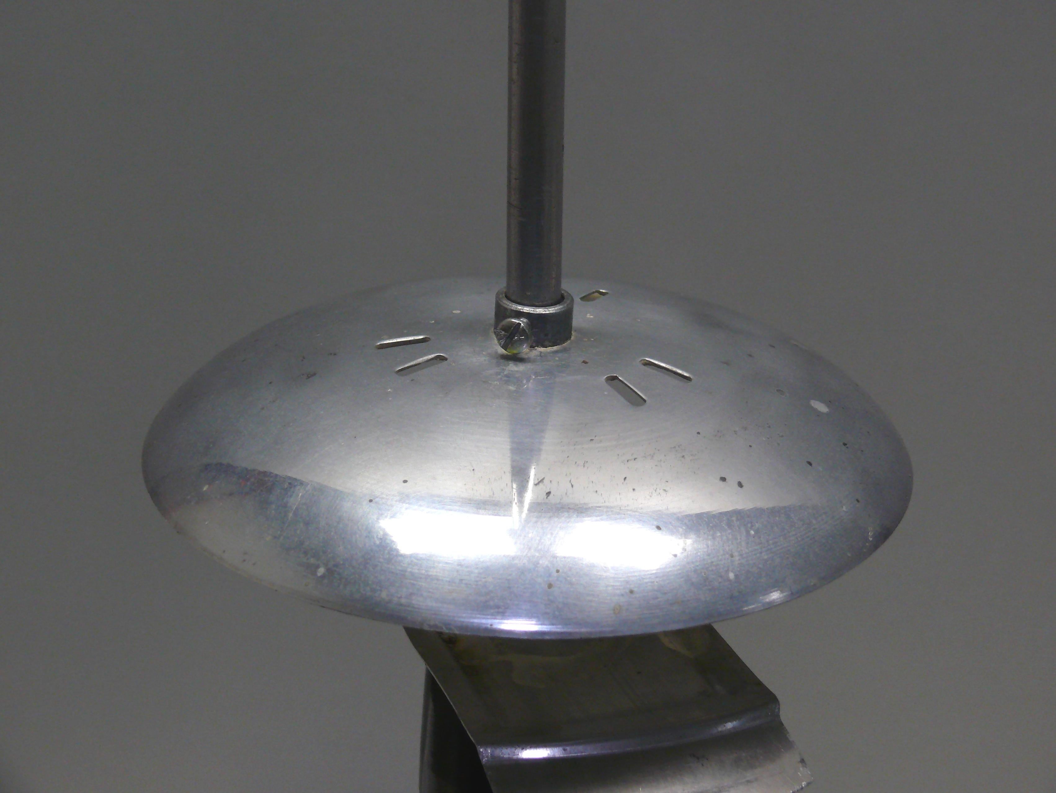 Mid-20th Century Art Déco Pendant Light With Opaline Glass, 1930s For Sale