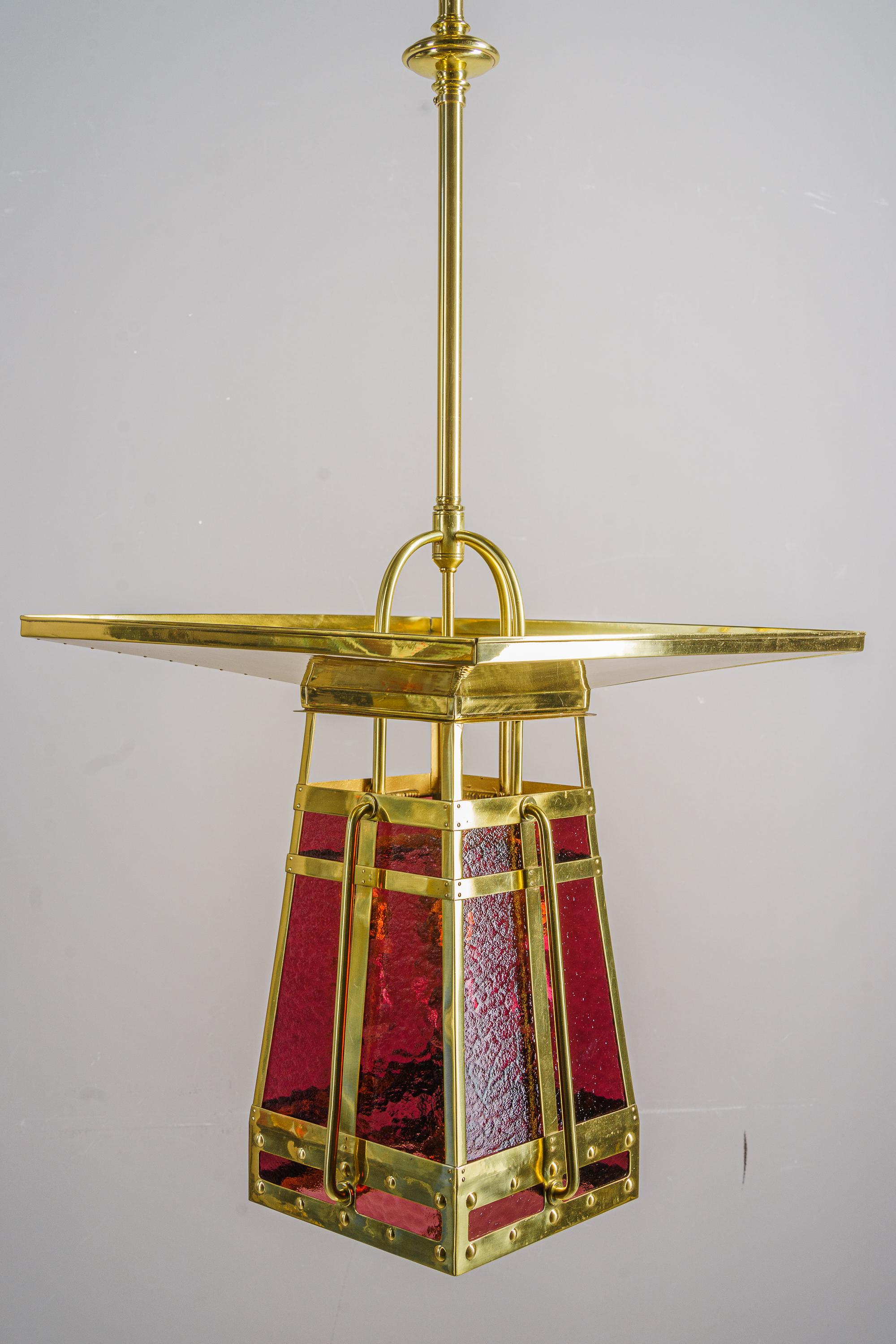Art Deco pendant vienna around 1920s In Good Condition For Sale In Wien, AT