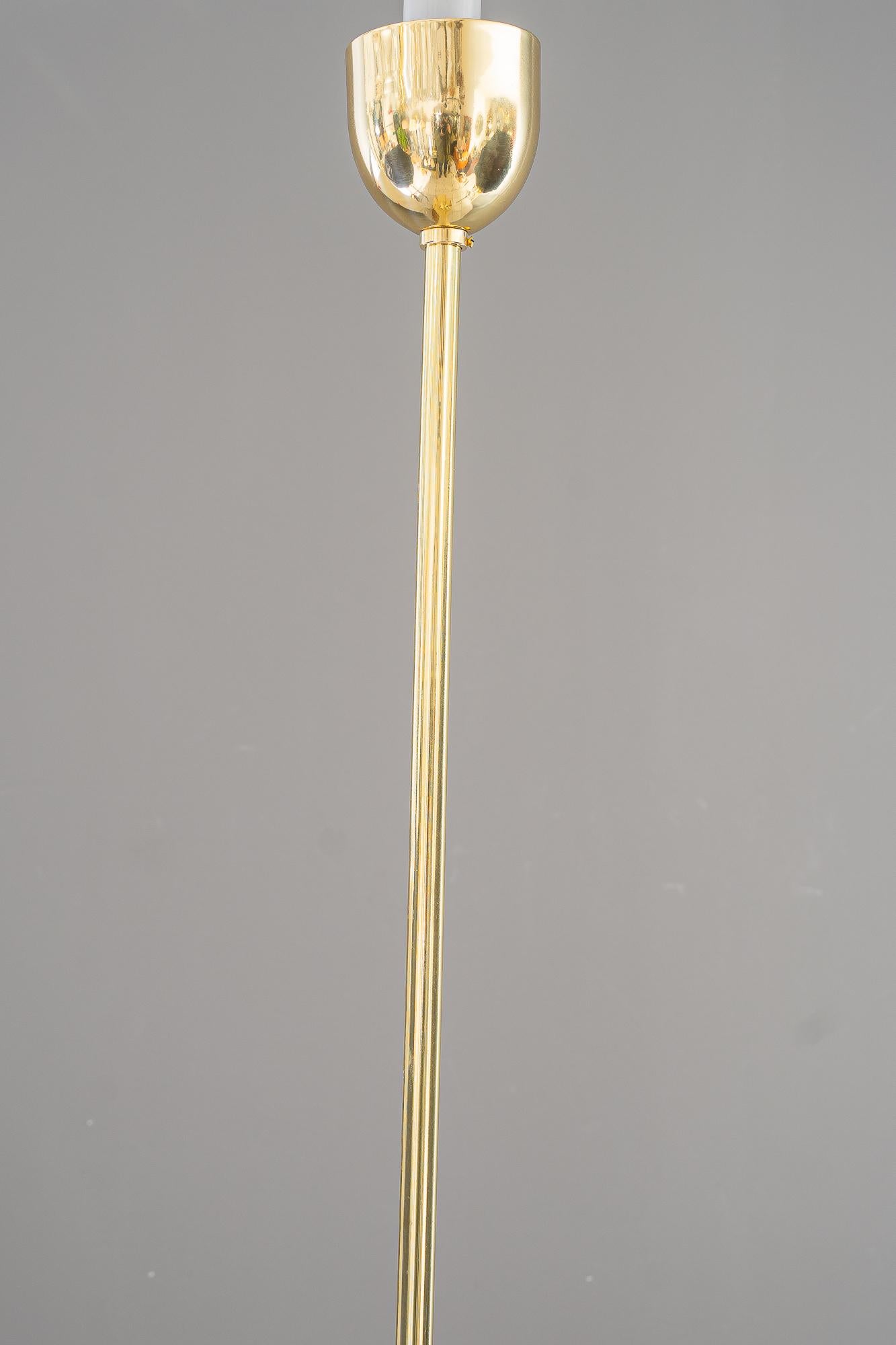 Art Deco pendant with original marbled glass vienna around 1930s 1