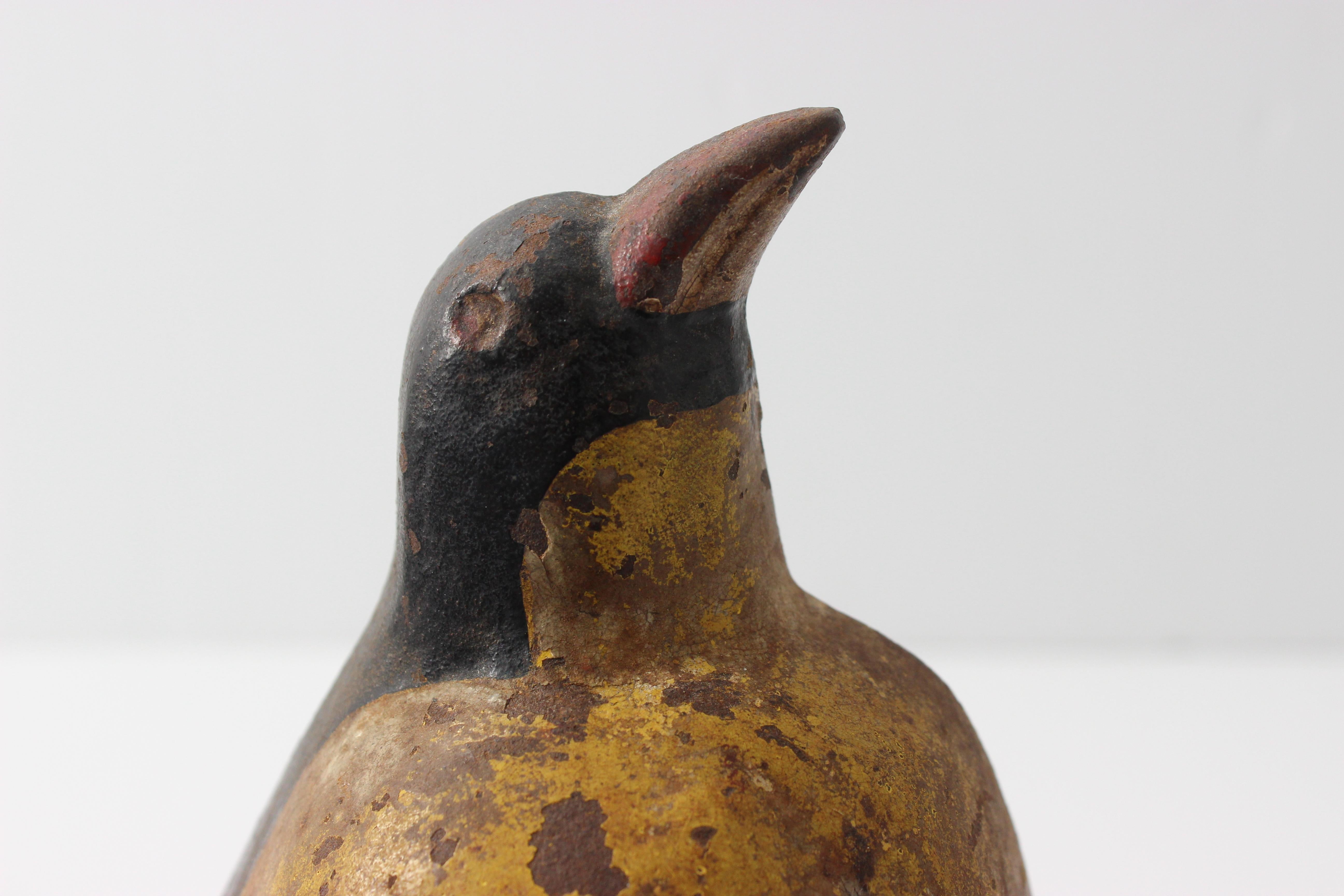 Iron Art Deco Penguin Door Stop by Taylor Cook