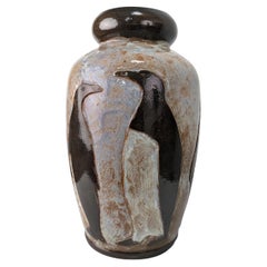 Art Deco Penguin Vase by Roger Guerin for Armogres, Belgium 1930s
