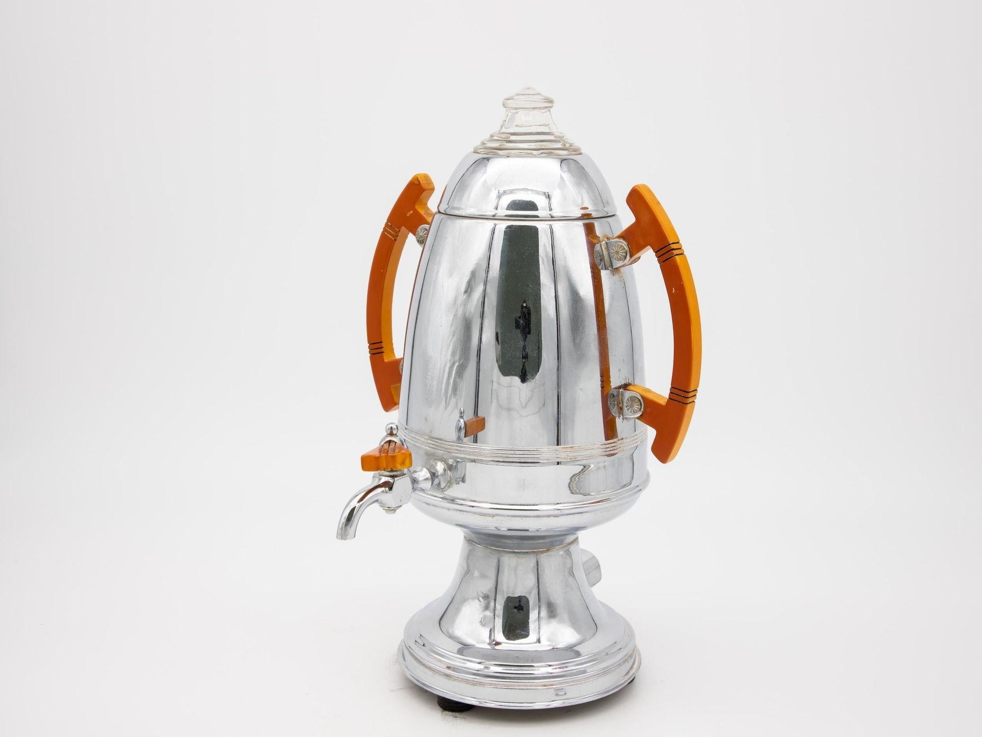 Art Deco Kaffeemaschine und Zuckerdose im Angebot 4