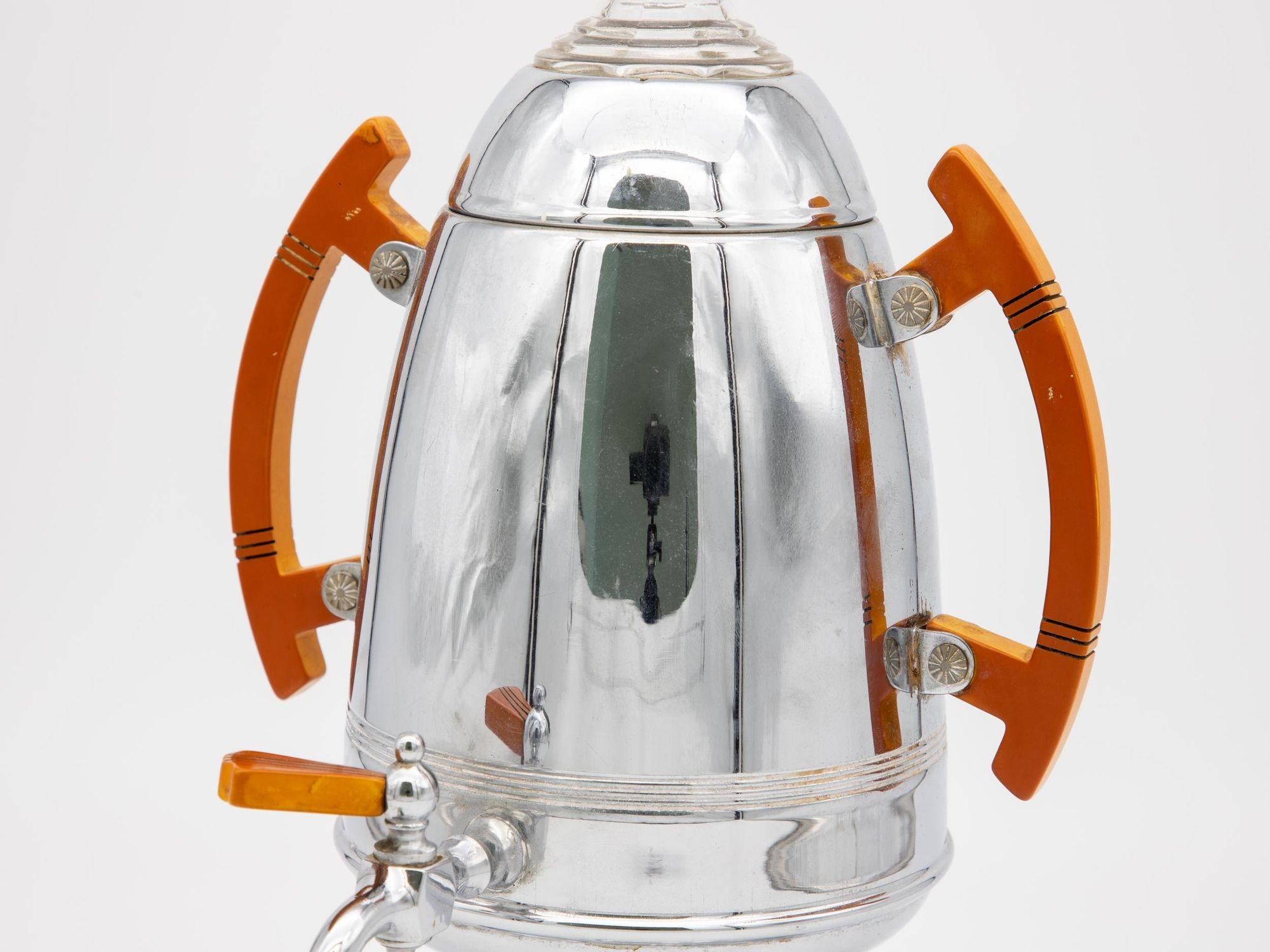Art Deco Kaffeemaschine und Zuckerdose im Angebot 6