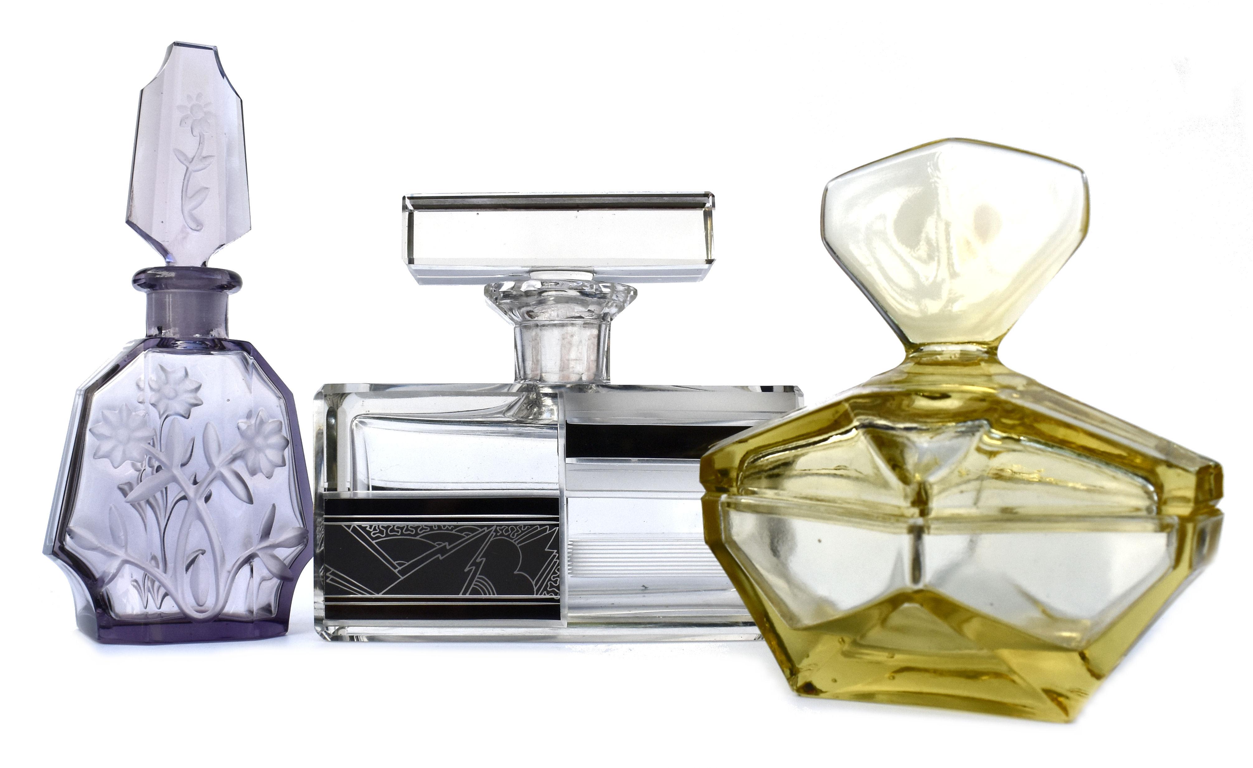 20th Century Art Deco Perfume Bottle by Karl Palda, c1930