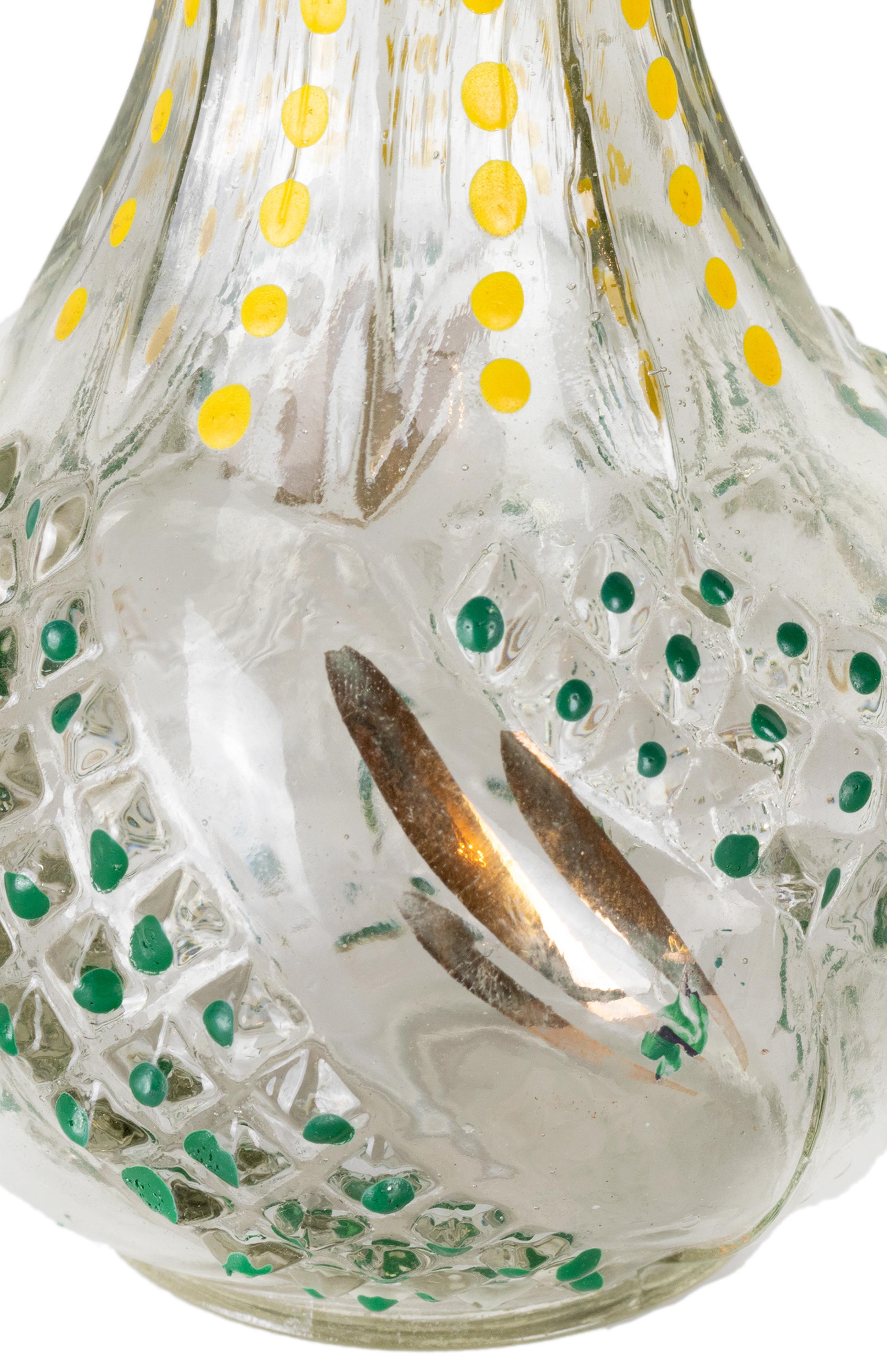 Bottiglia di profumo in vetro Art Deco di Ulgen, 20° secolo In condizioni buone in vendita a Lisbon, PT