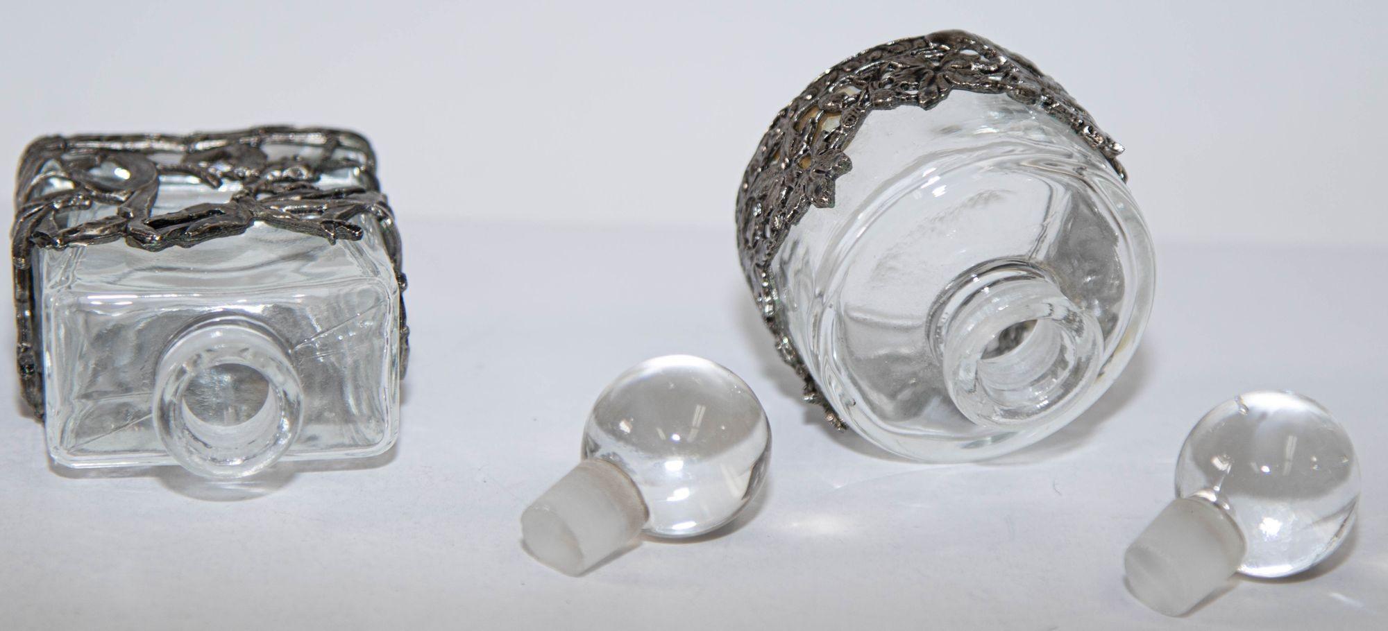 Art Deco Perfume Scent Bottles In Good Condition In Moreno Valley, CA