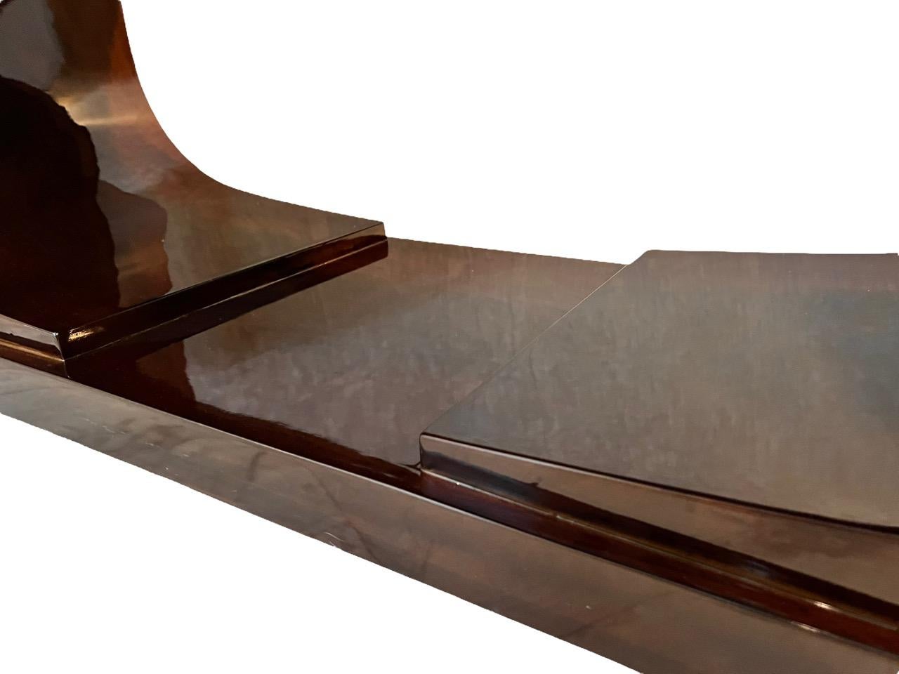 20ième siècle Banc français de la période Art déco des années 1920 en bois de rose en vente